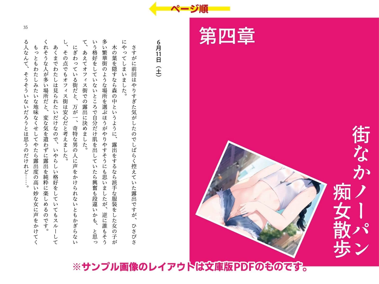 委員長・静井莉子の露出自慰日記 〜優等生のカゲキなイキぬき〜 サンプル画像 4