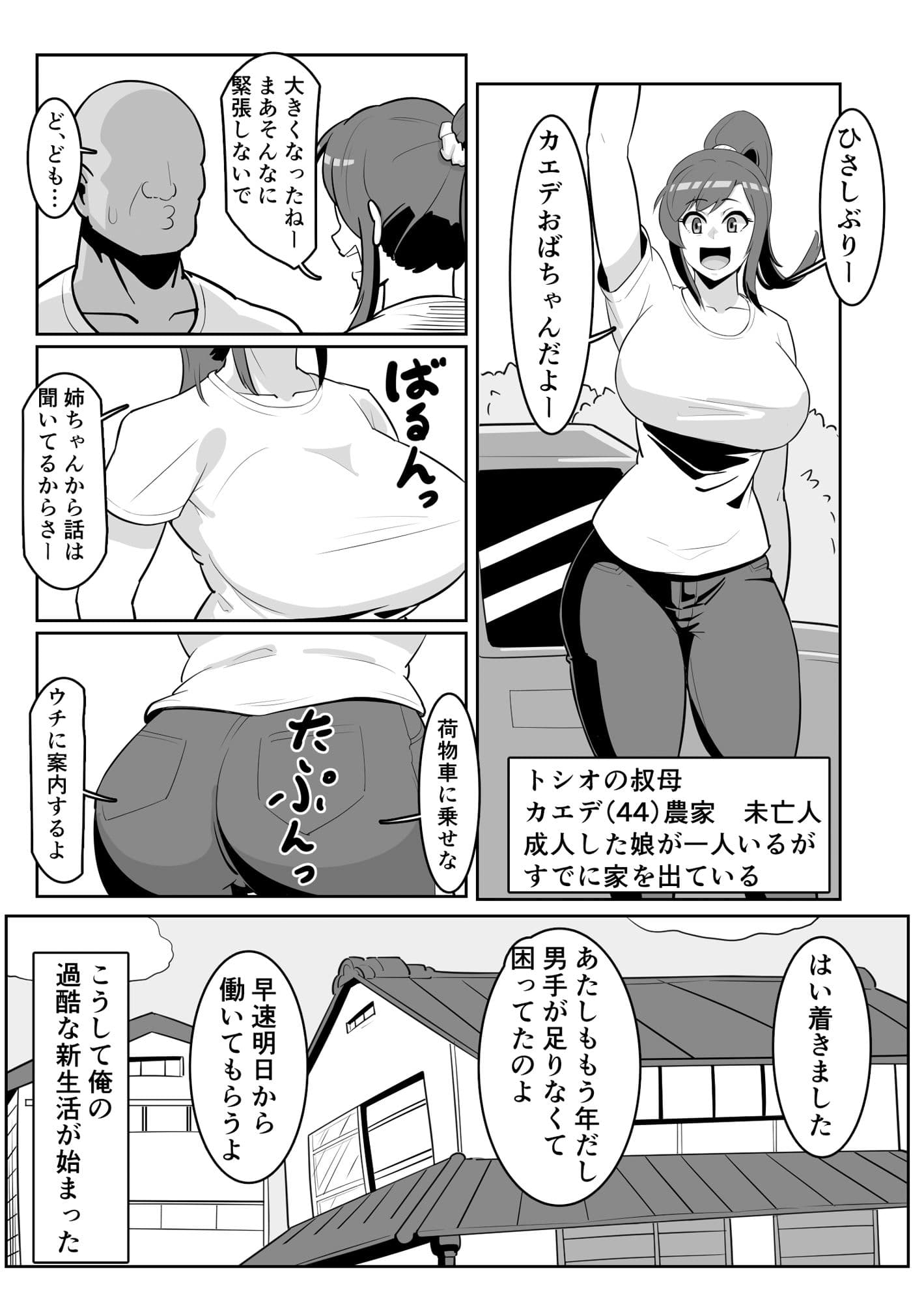 ボテおばっ 〜居候先の叔母さんを孕ませてボテ腹セックス三昧!〜 サンプル画像 2