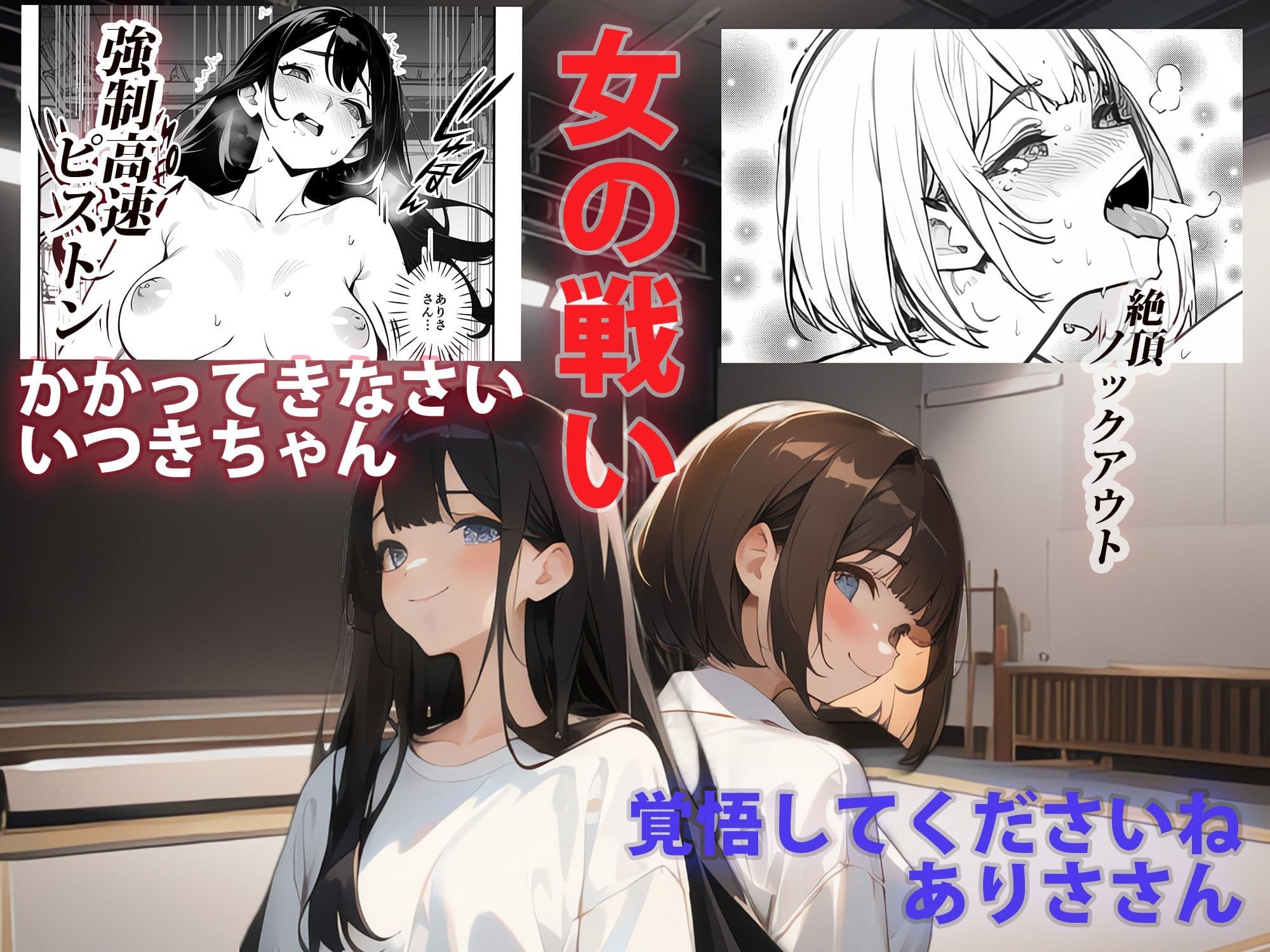 NTRる彼女とNTRられ彼女 〜被写体のムコウガワ〜1 サンプル画像 1