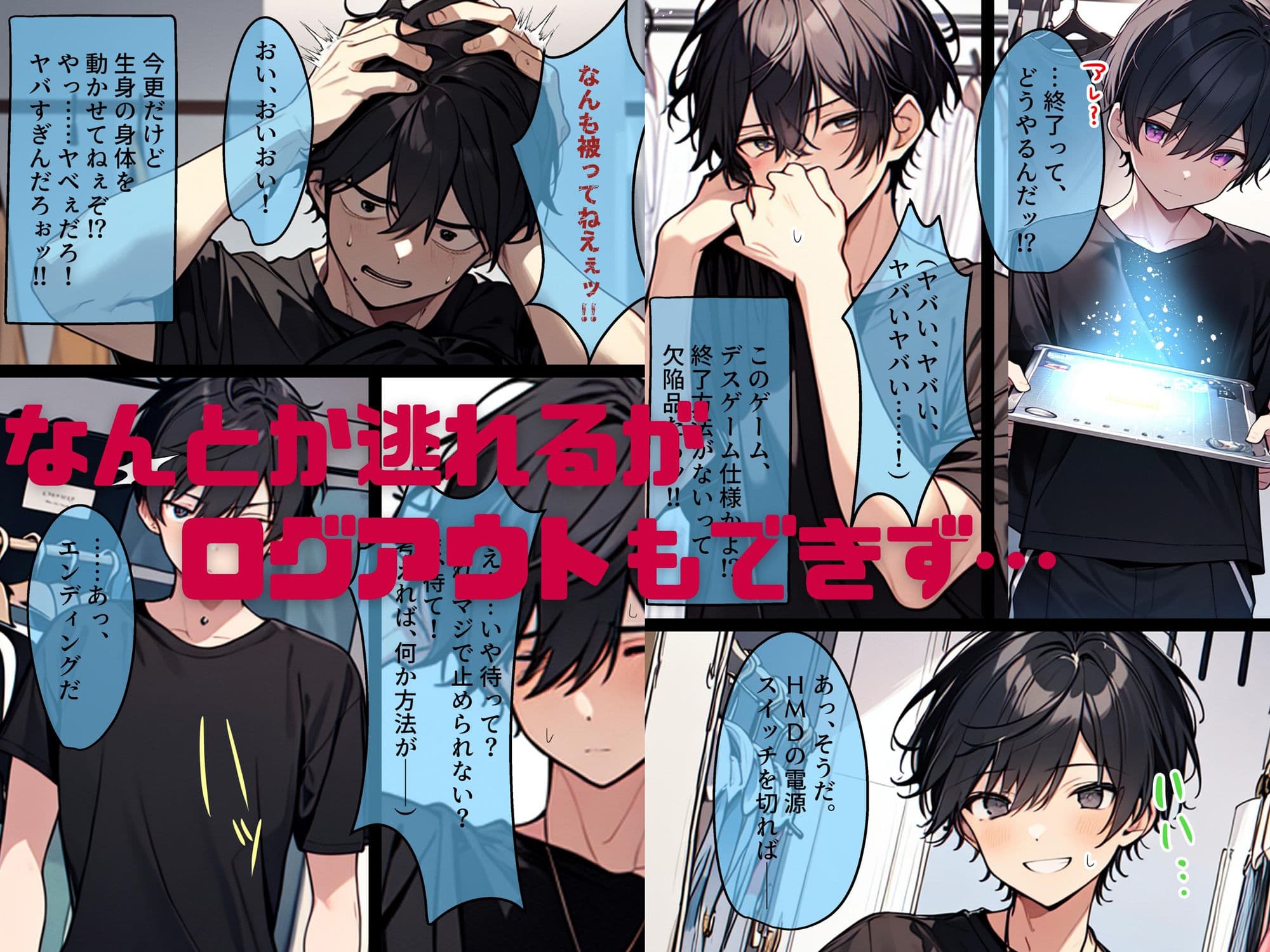 AI GIRL OVERDOSE〜理想のヒロインたちとエッチしまくれるギャルゲーをプレイしていたらVR版βテスターに。大量のヒロインたちに襲われて悶絶してたら真実の愛を見つけて†昇天†絶頂セックス… サンプル画像 8