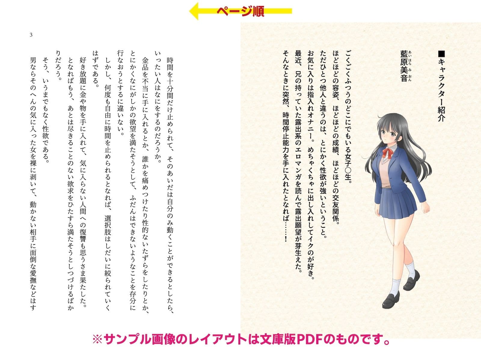 時間停止能力を手に入れて露出オナニーを満喫してたら人生終了しちゃった話 サンプル画像 1