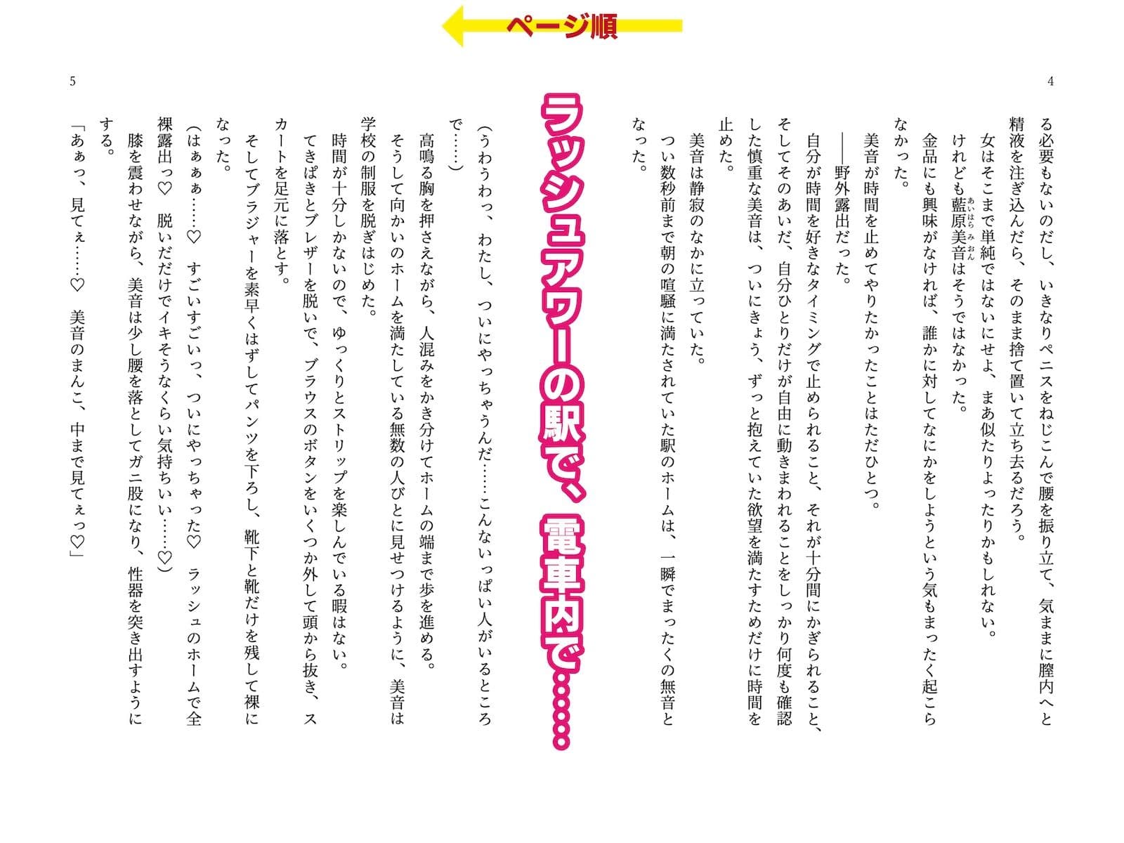 時間停止能力を手に入れて露出オナニーを満喫してたら人生終了しちゃった話 サンプル画像 2