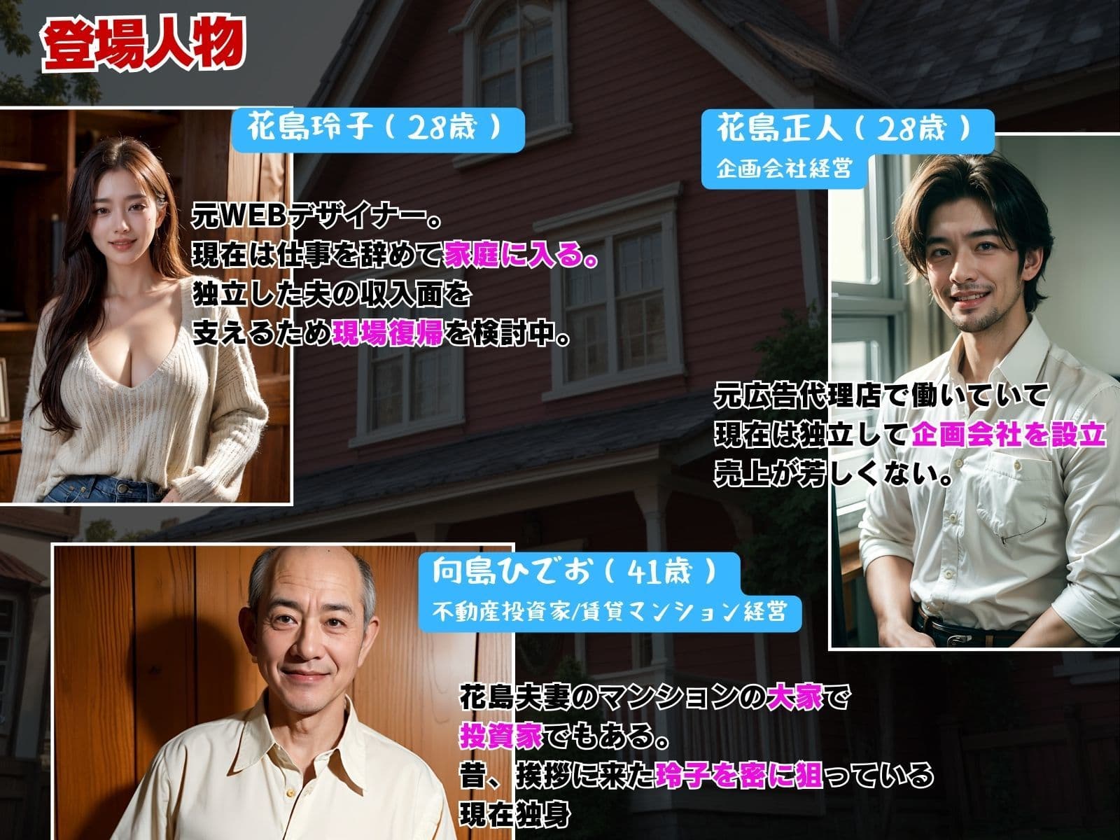 人妻専従契約〜ある不動産投資家の罠にはまった夫婦〜 サンプル画像 2