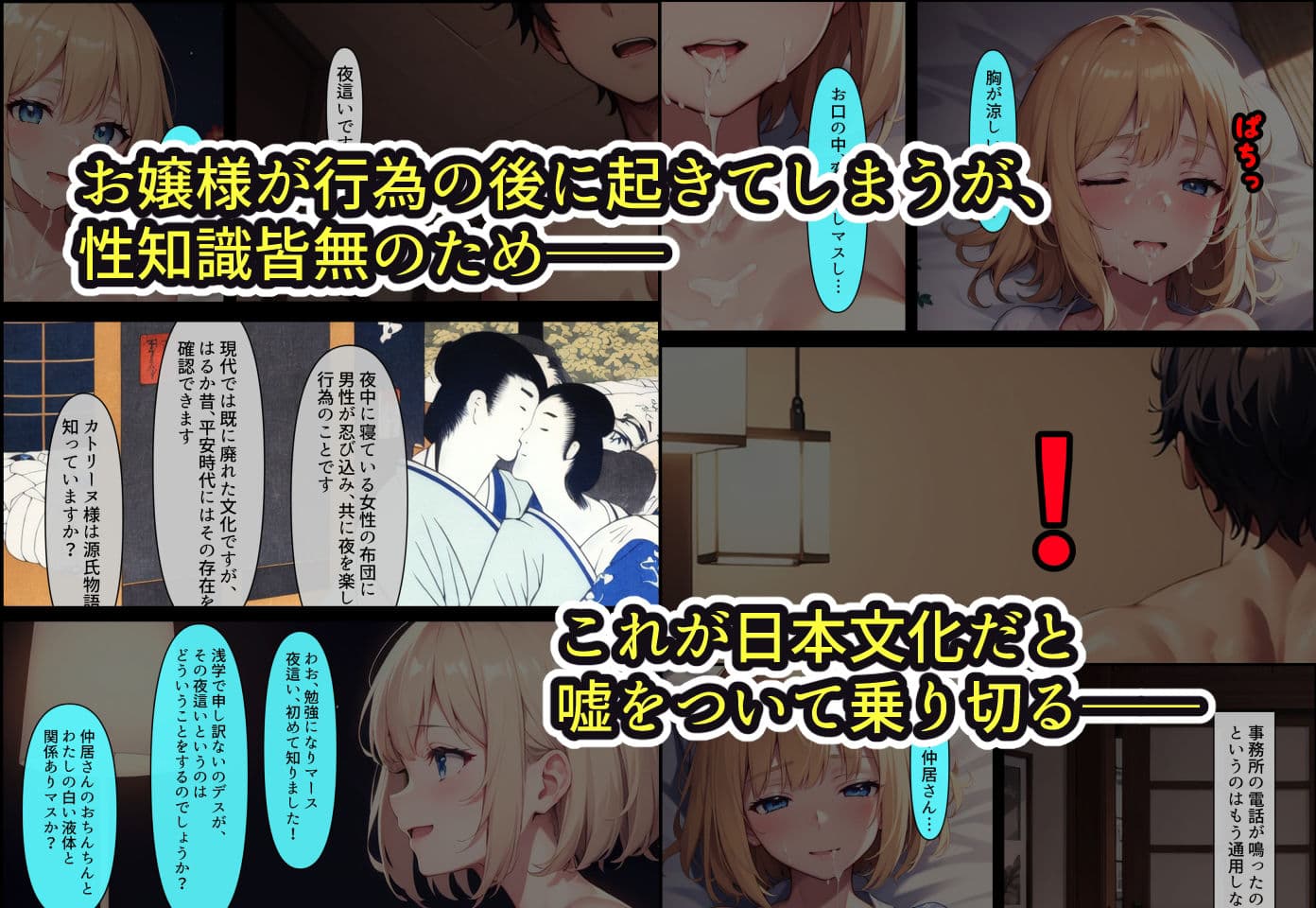 人を疑うことを知らない世間知らずの海外金髪お嬢様が旅館に泊まる話 サンプル画像 4