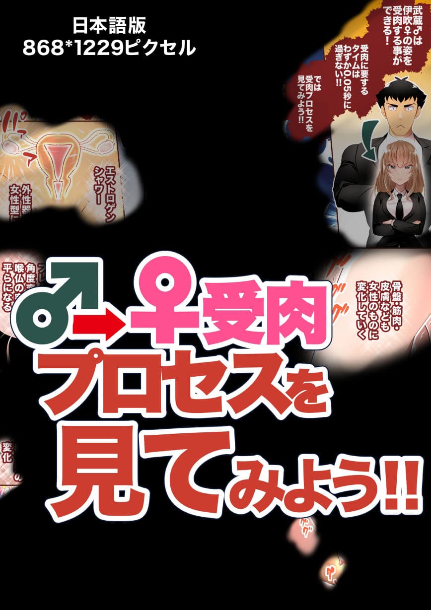 巨乳幼なじみ♀の姿に変身した俺の親友♂_FANBOX1000プラン以上限定漫画 2023年3月分 サンプル画像 1