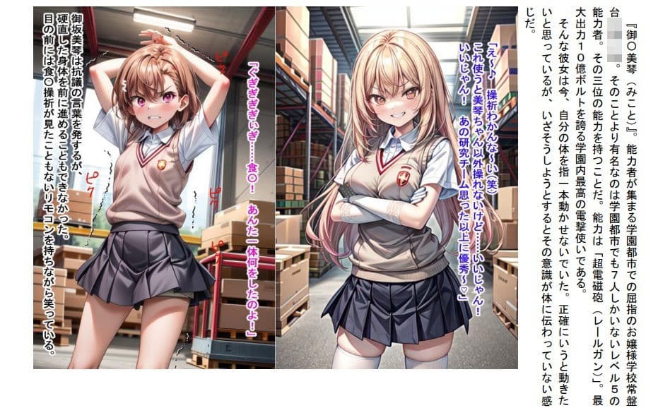 とある無様な超電磁砲(レールガン) サンプル画像 4