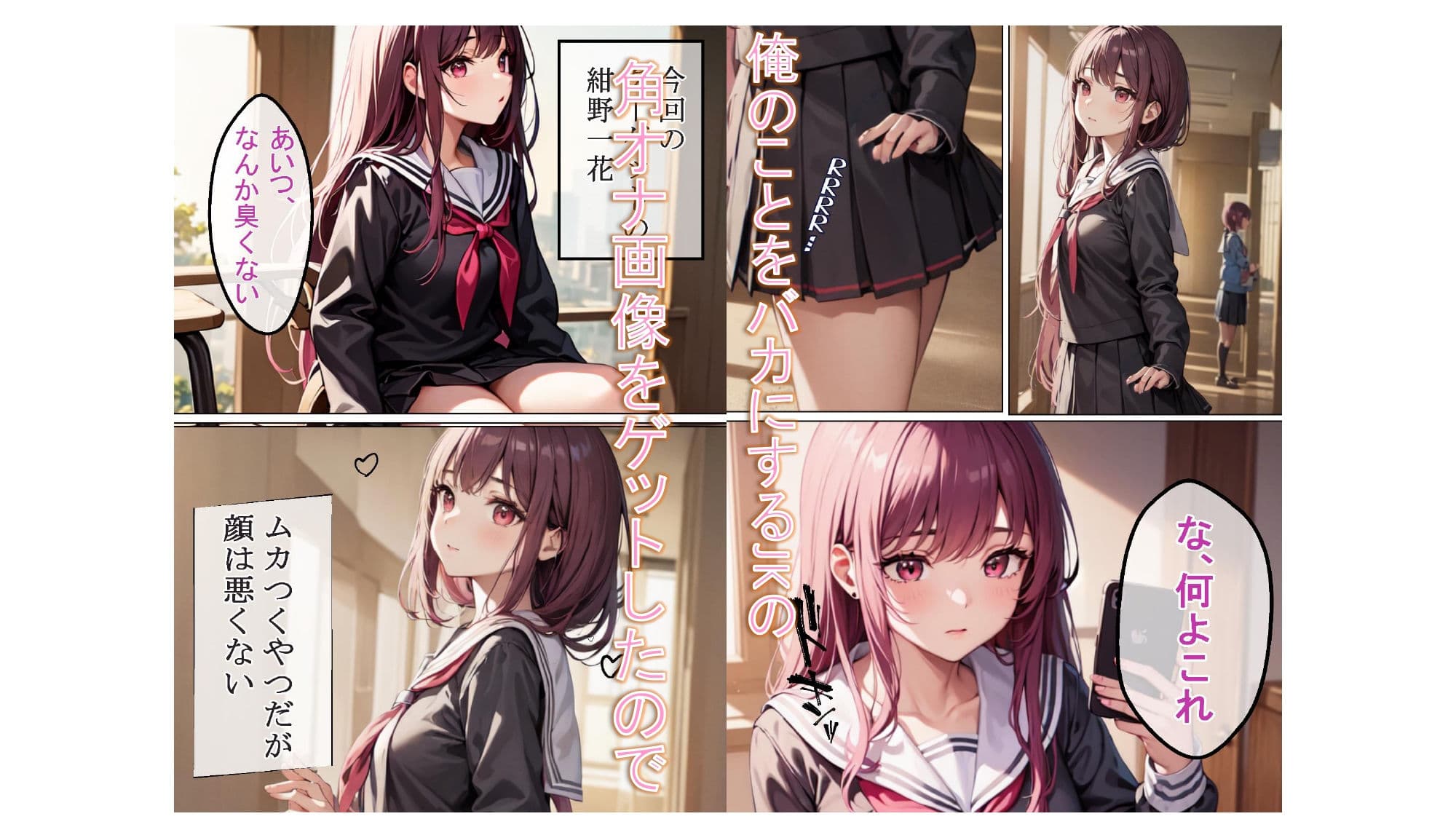 巨乳ギャルJKの教え子を角オナ画像で脅してSEXしてやった サンプル画像 2