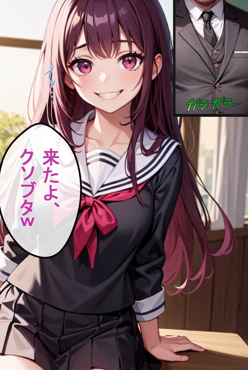 巨乳ギャルJKの教え子を角オナ画像で脅してSEXしてやった サンプル画像 3