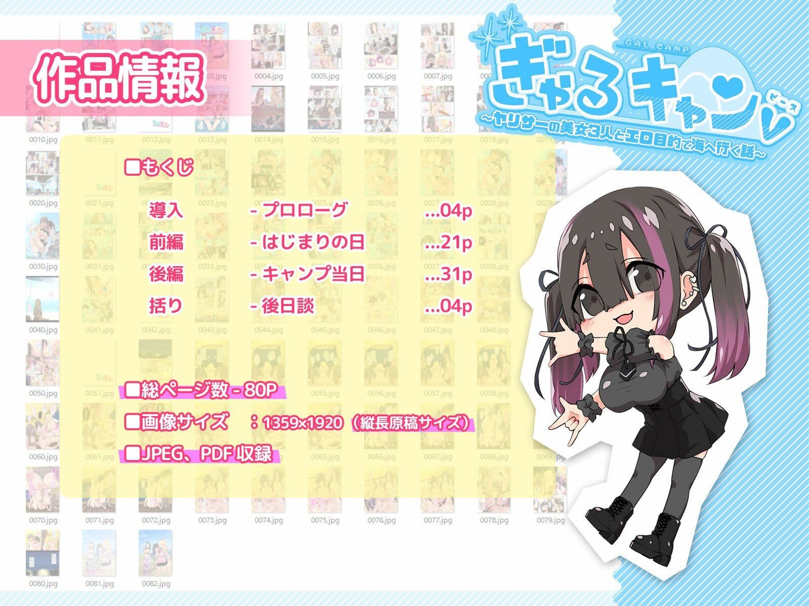 ぎゃるキャンv〜ヤリサーの美女3人とエロ目的で海へ行く話〜 サンプル画像 10