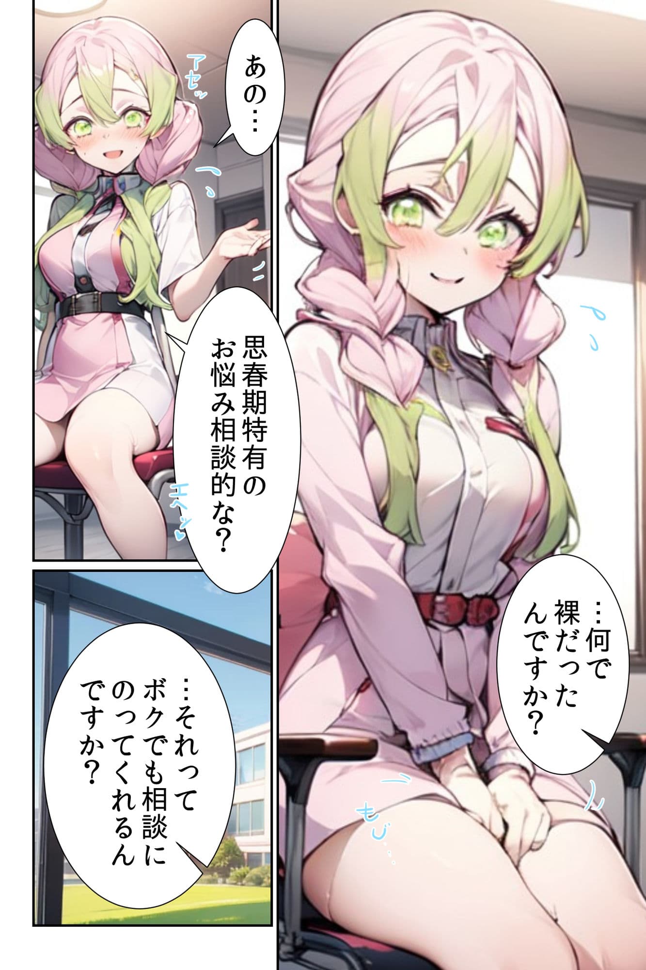 教えて!蜜璃先生 〜保健室での放課後レッスン♪〜 サンプル画像 3