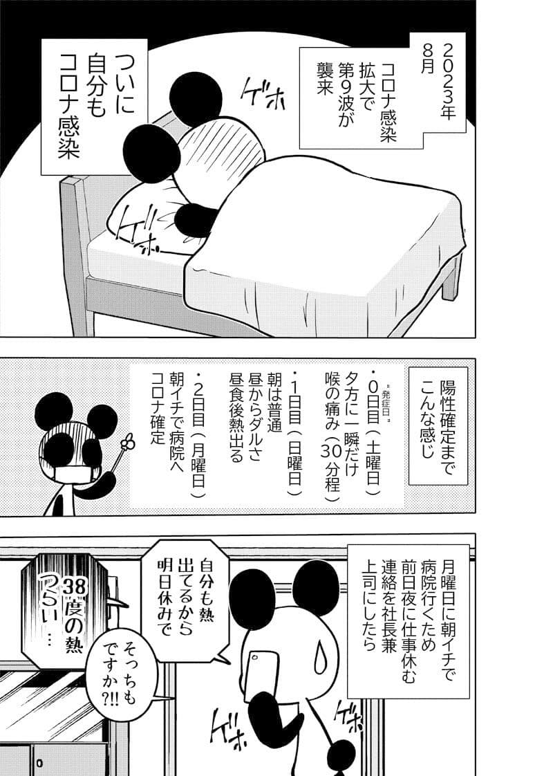 コロナウイルスと過ごす日常〜コロナになったよ記録〜 サンプル画像 2