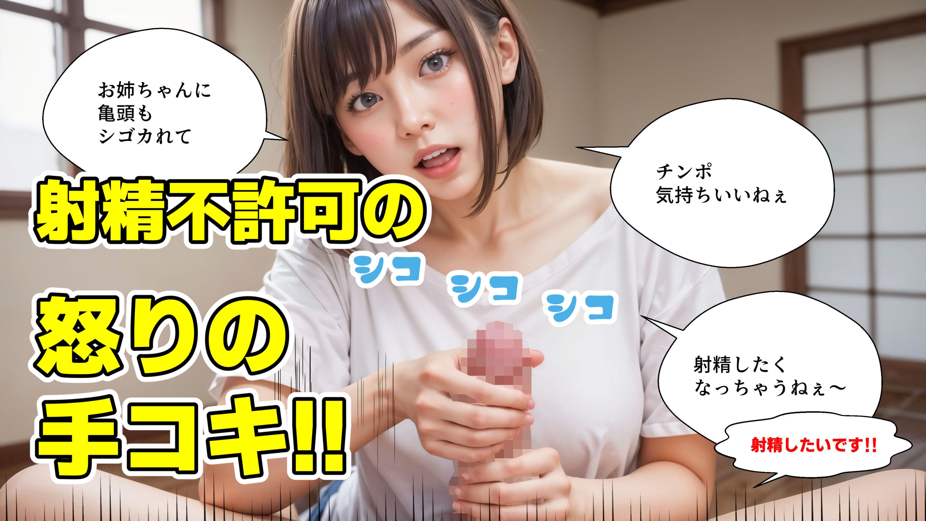 暴発顔射 弟の射精管理失敗で近親相姦中出しSEXする姉【4Kマンガ+写真集】 サンプル画像 4