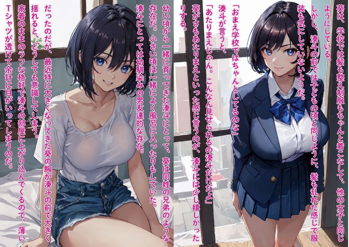 毎日ゲームしている友達付き合いの幼馴染みと…イチャラブ生セックス サンプル画像 2