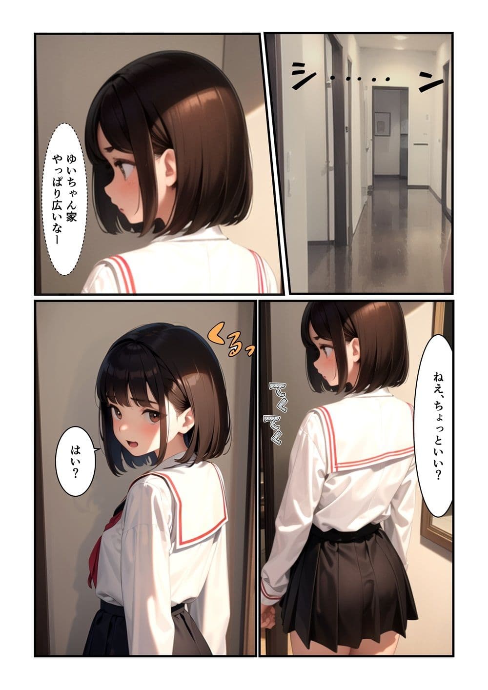 娘の友達に背徳種付けプレス サンプル画像 2