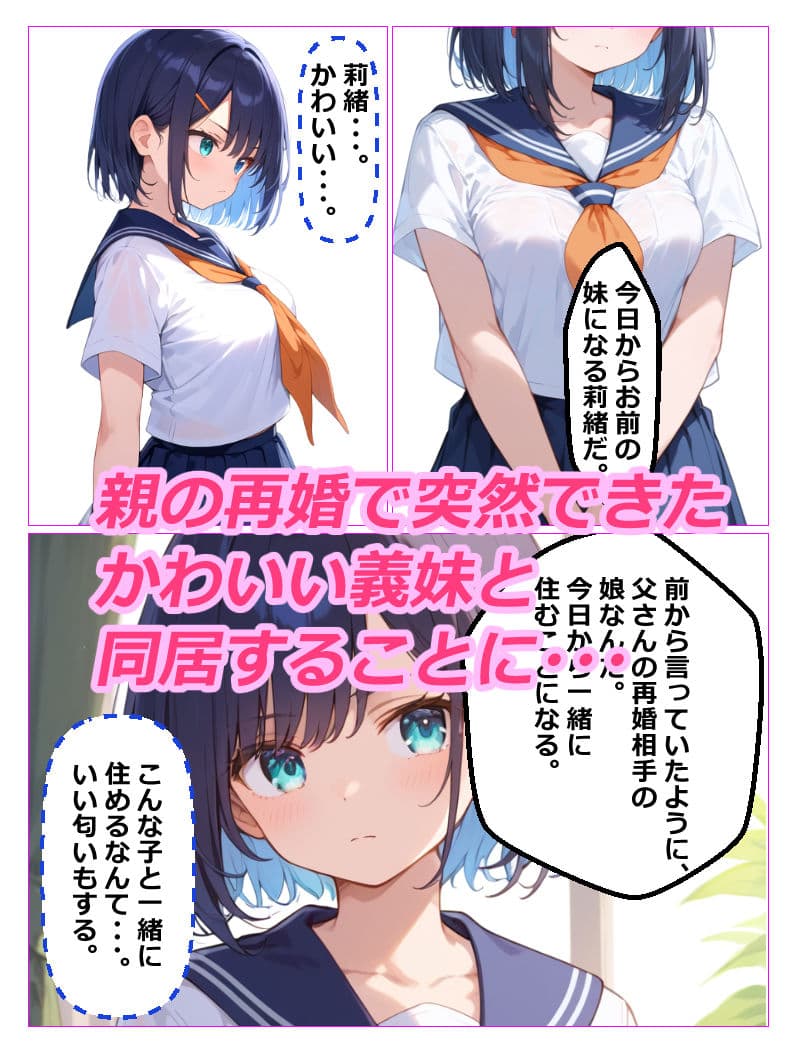 義妹盗〇 親の再婚で義理の妹ができたが超絶に生意気で態度が悪かったので妹を家庭内〇撮しそれをネタにセックスした話 サンプル画像 1