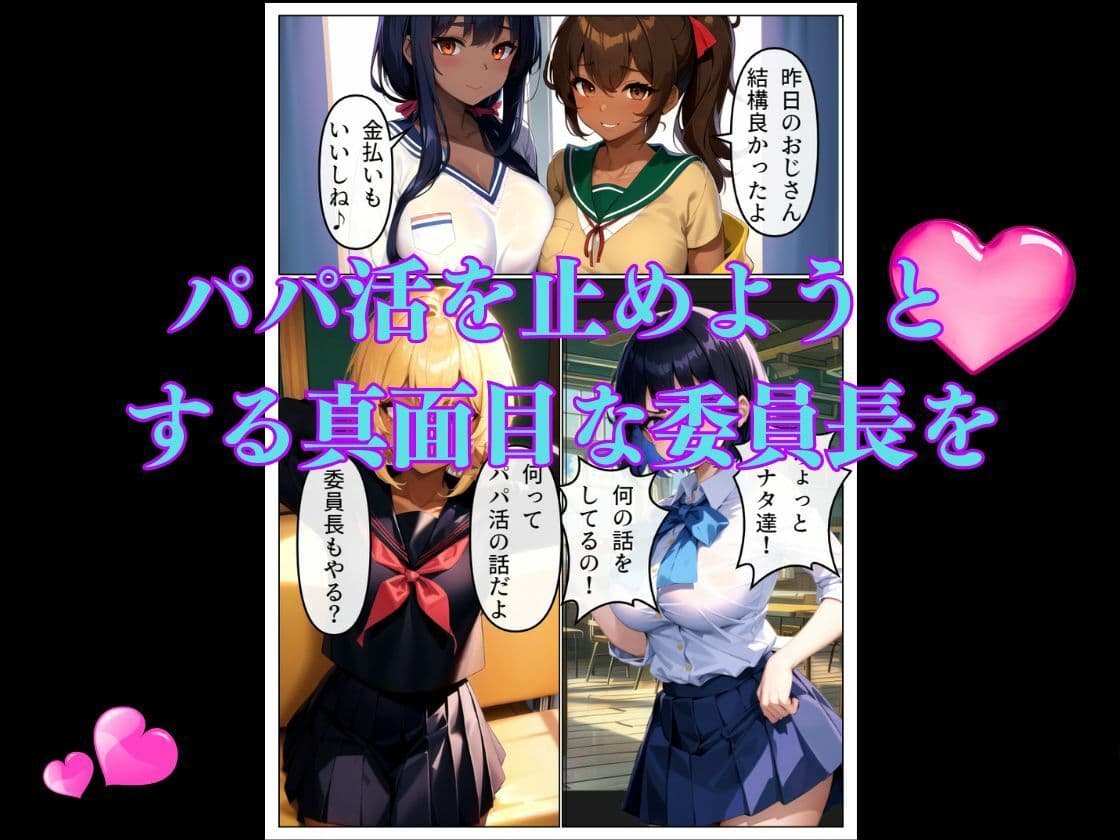 真面目な委員長がパパ活に堕ちる サンプル画像 3