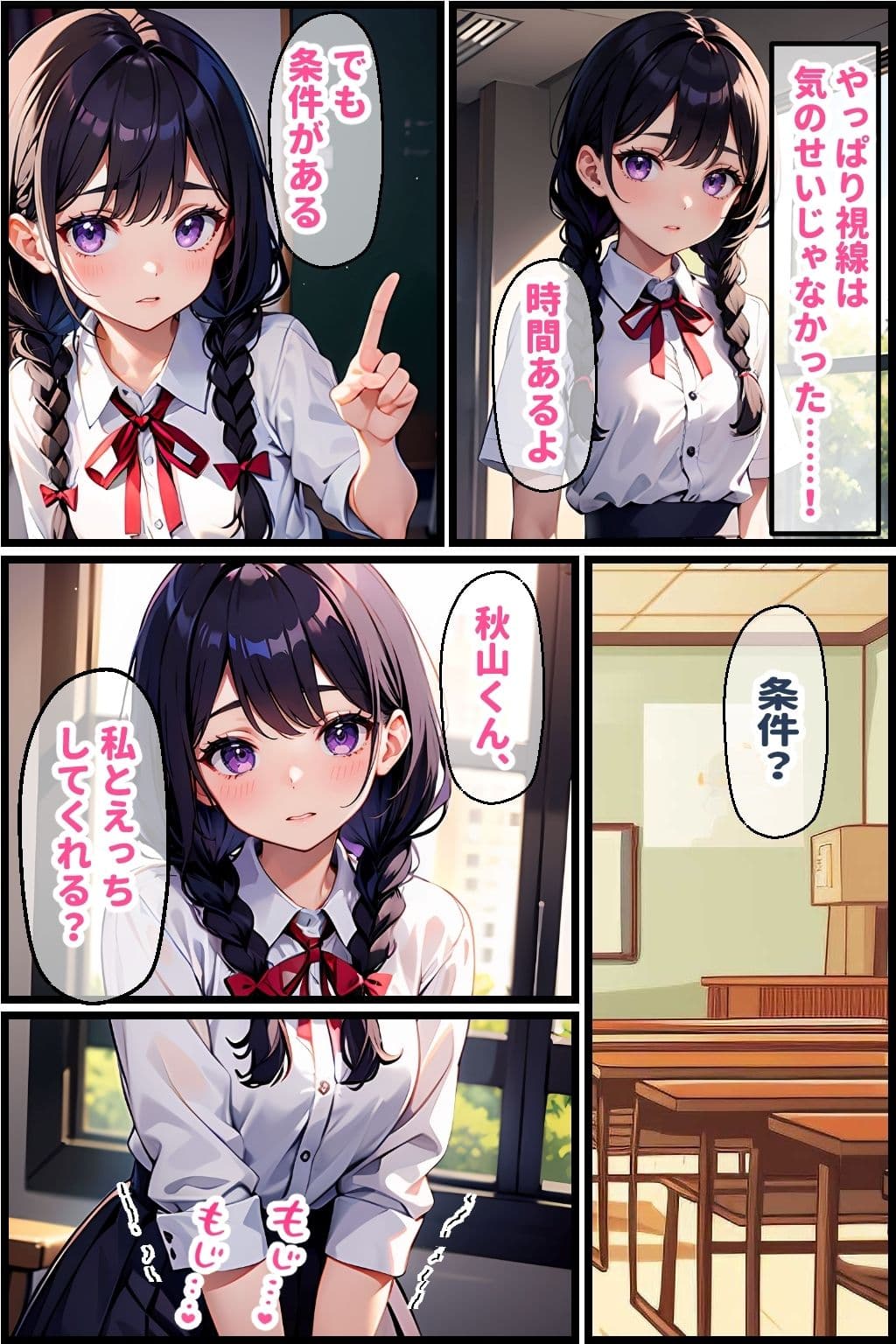 地味娘がメガネを外すと… サンプル画像 2