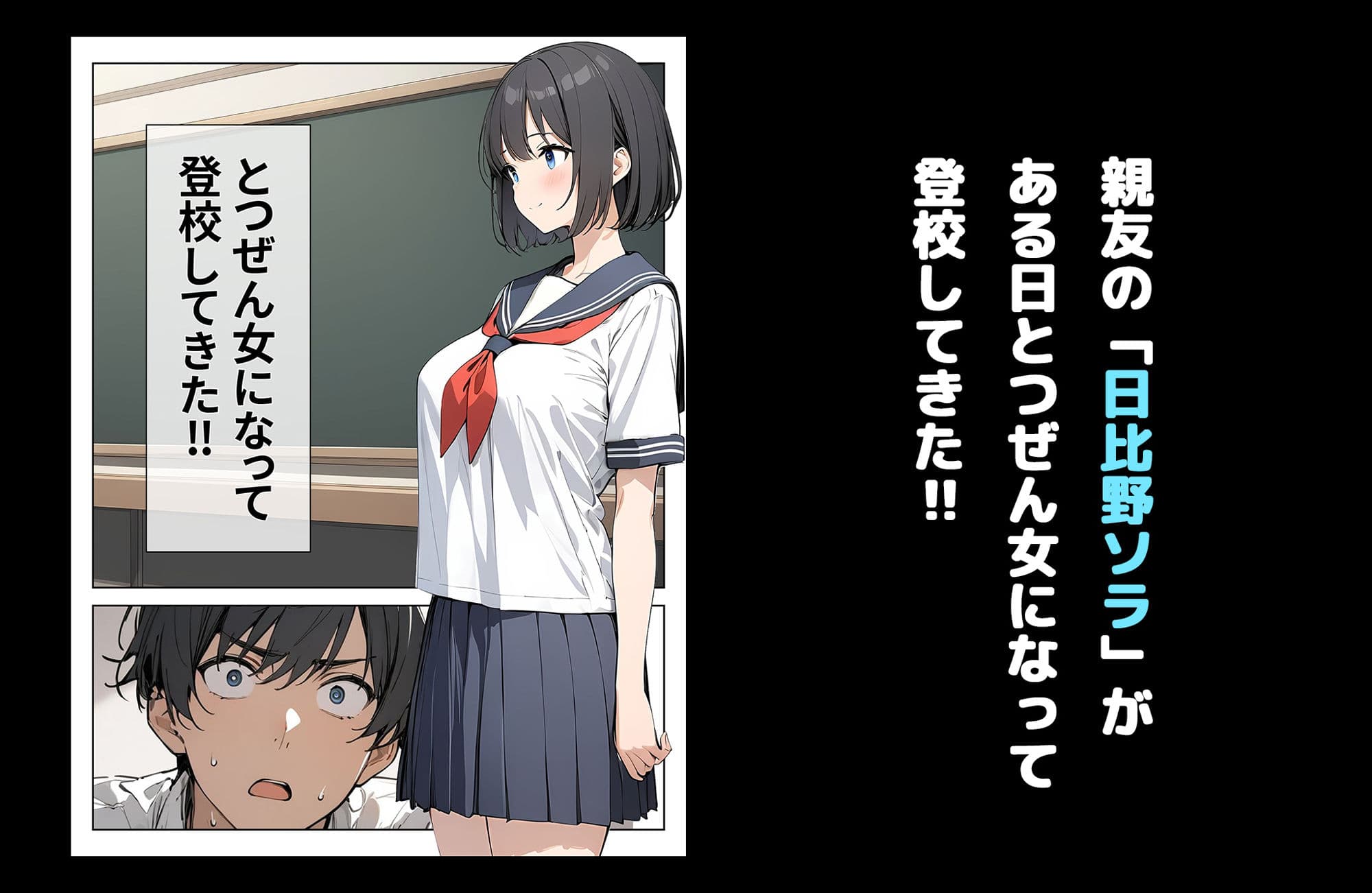 女になった親友をセフレにしてみた!! サンプル画像 1