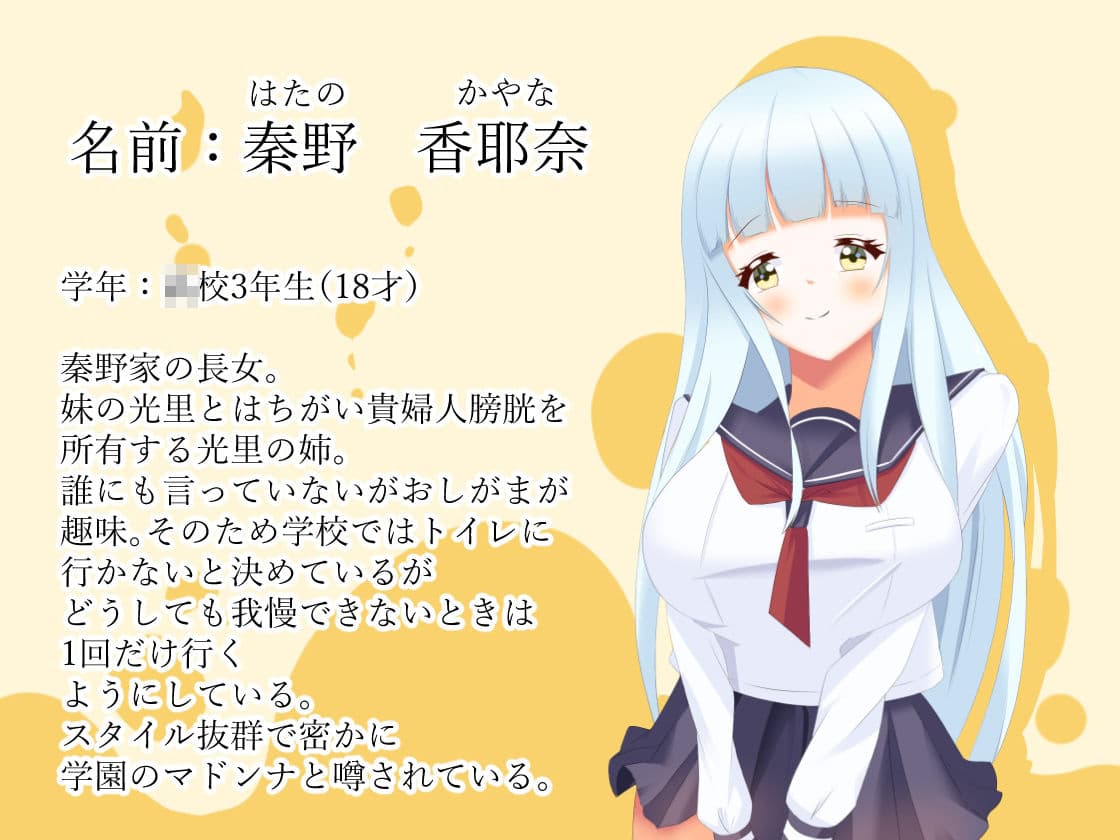 頻尿妹と貴婦人膀胱姉 サンプル画像 2