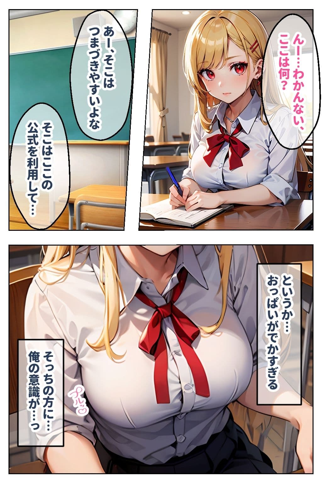 見た目ギャル、中身清楚が堕ちるまで 1処女喪失編 サンプル画像 2