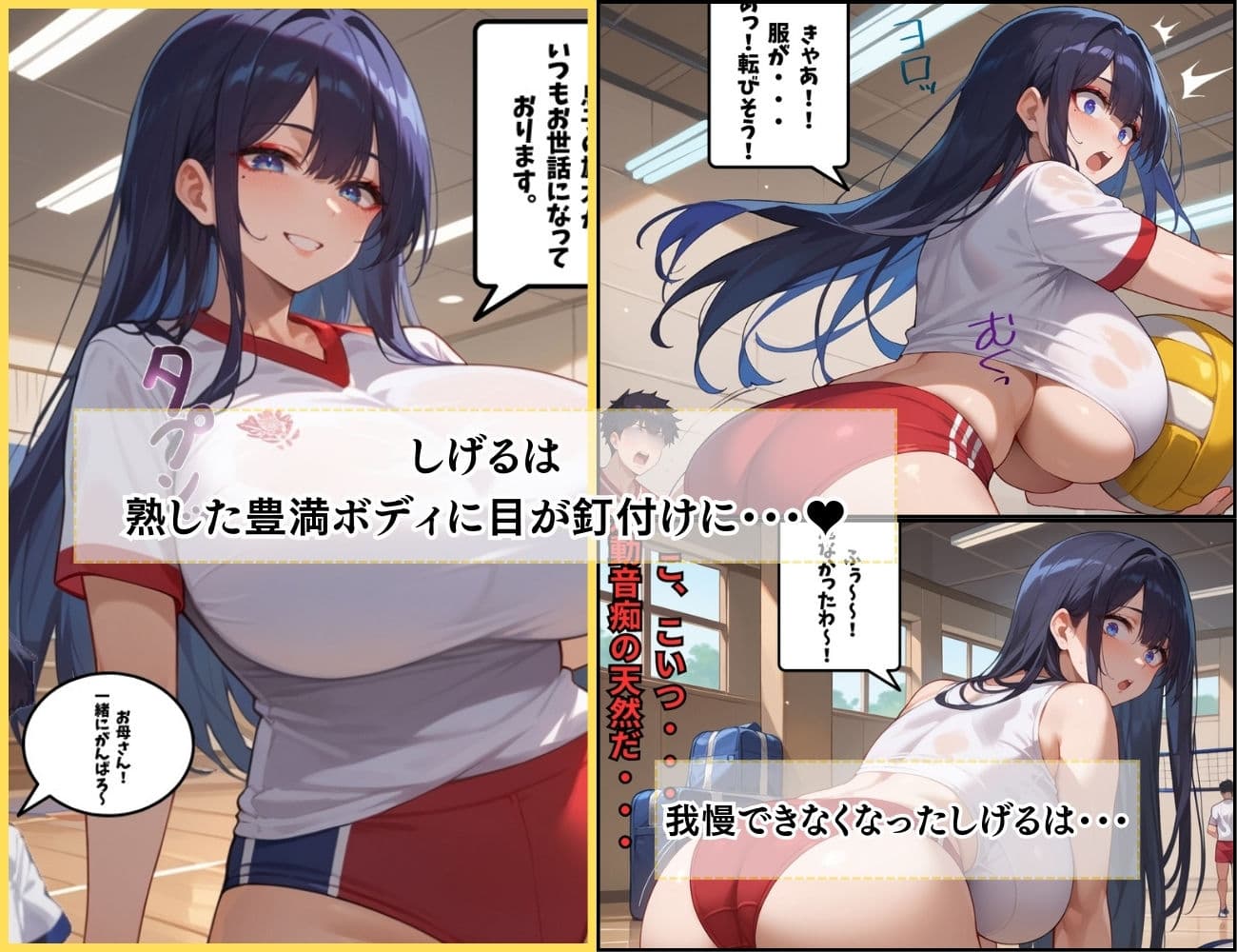 催●支配 人妻おっぱいバレー サンプル画像 2