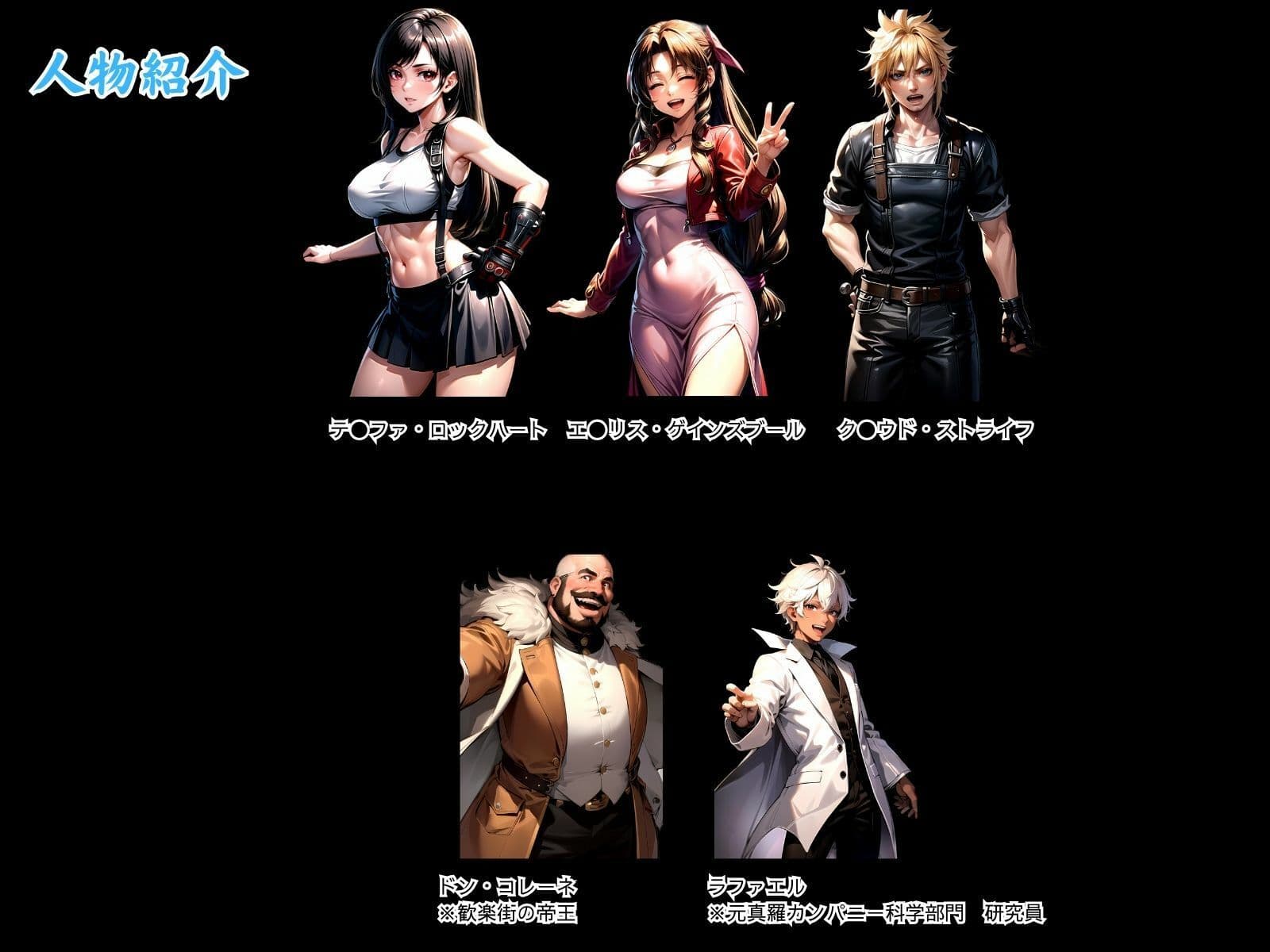 テ●ファ&エ●リス W墜ち「快楽の館編」 サンプル画像 1