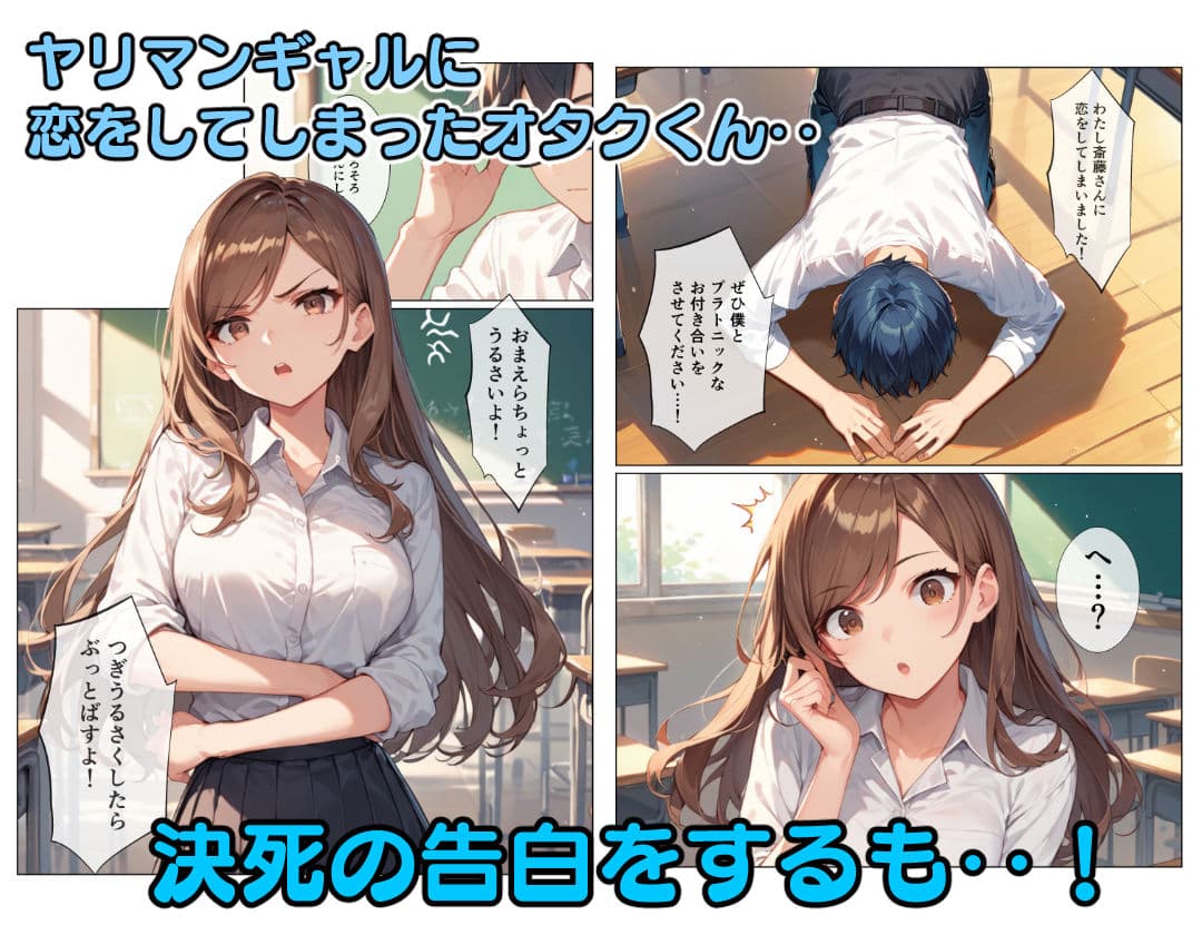 ヤリマンギャルとオタクくん サンプル画像 1