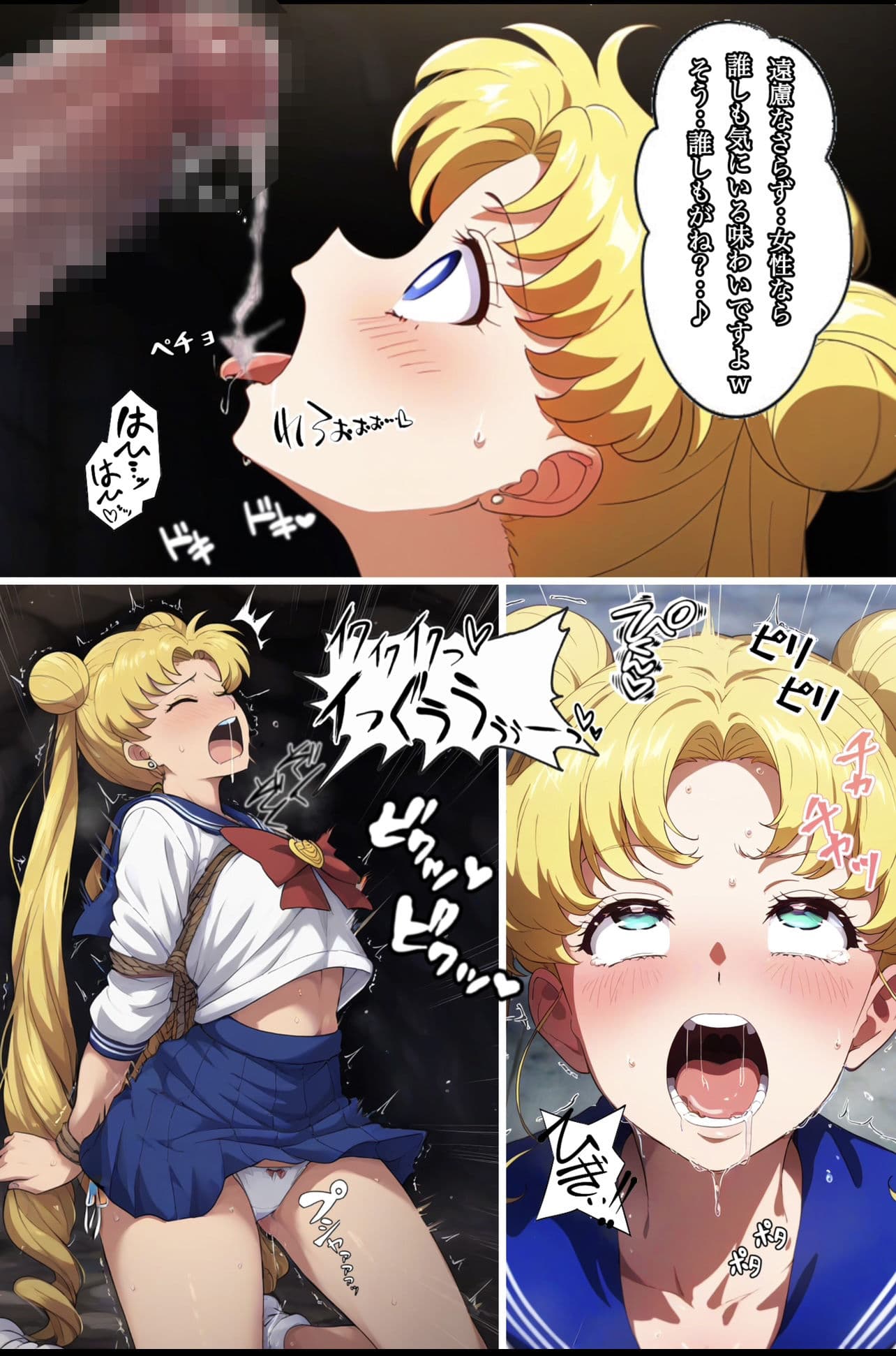 アヘ顔戦士セーラーgirl’s 1 サンプル画像 2