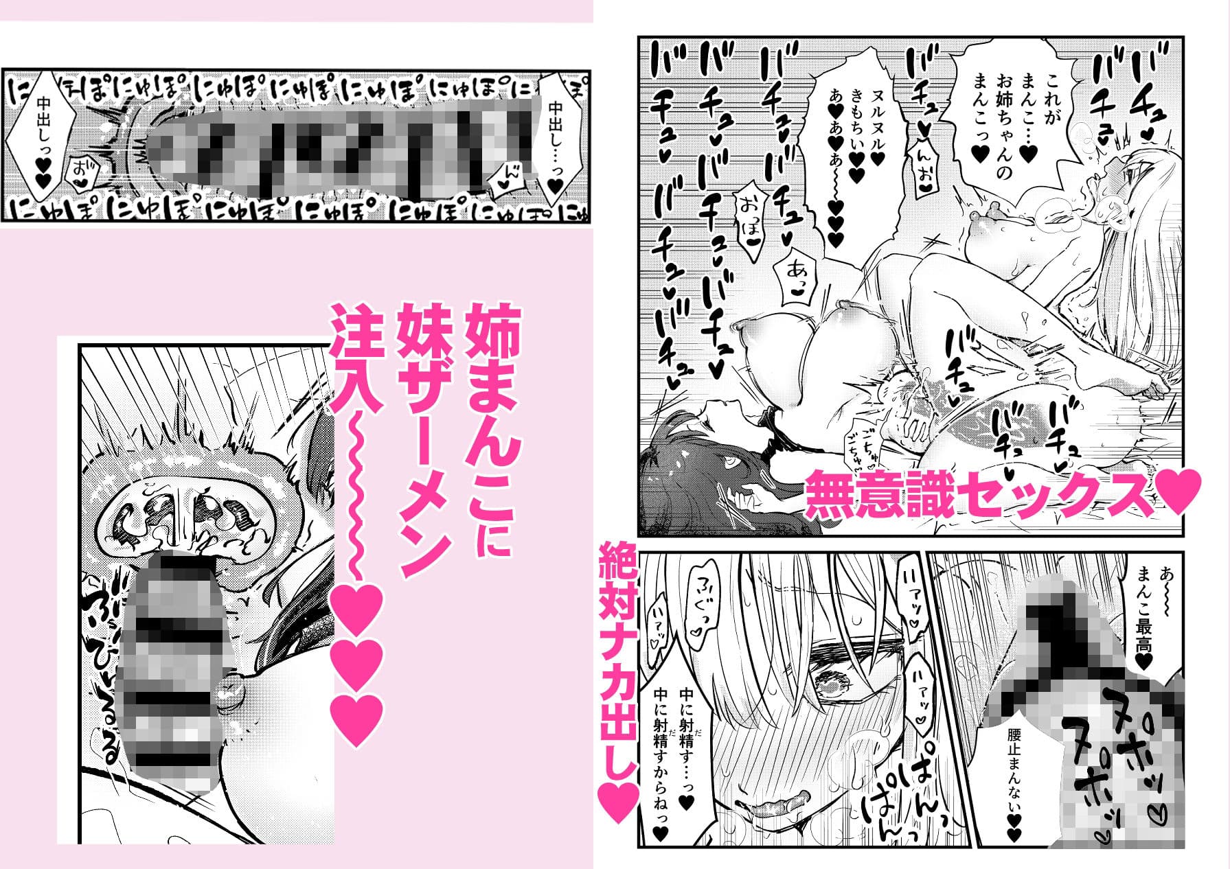 ふたなり妹が大好きなお姉ちゃんを睡眠姦する話 サンプル画像 2