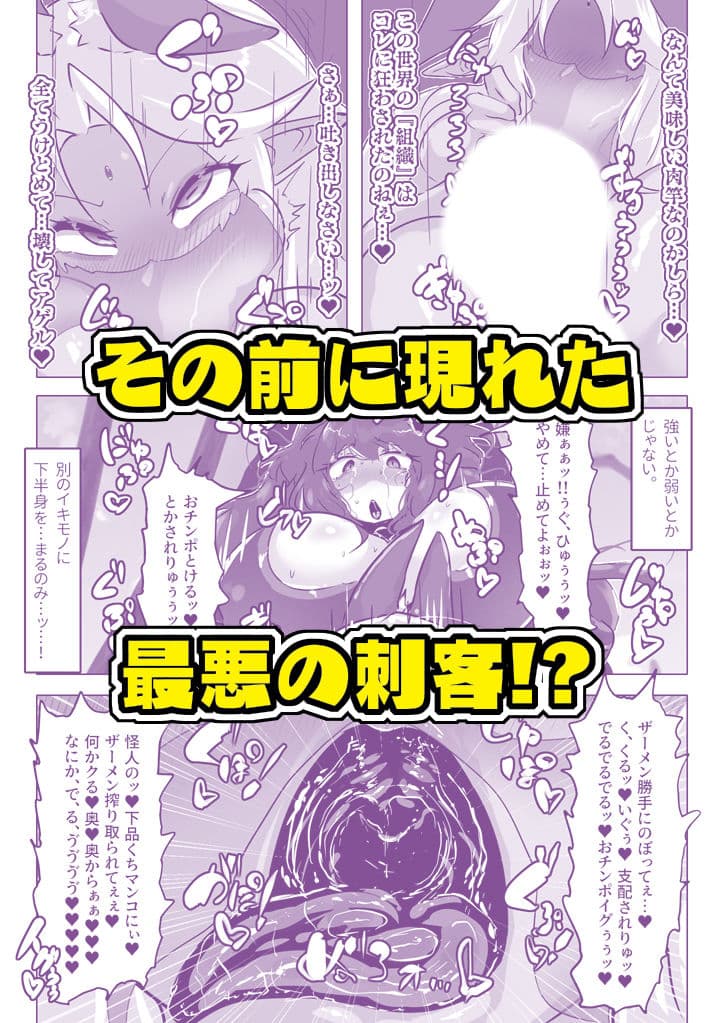 暴走母性ナキルディア ふたなり変身ヒロイン胎内回帰 サンプル画像 2