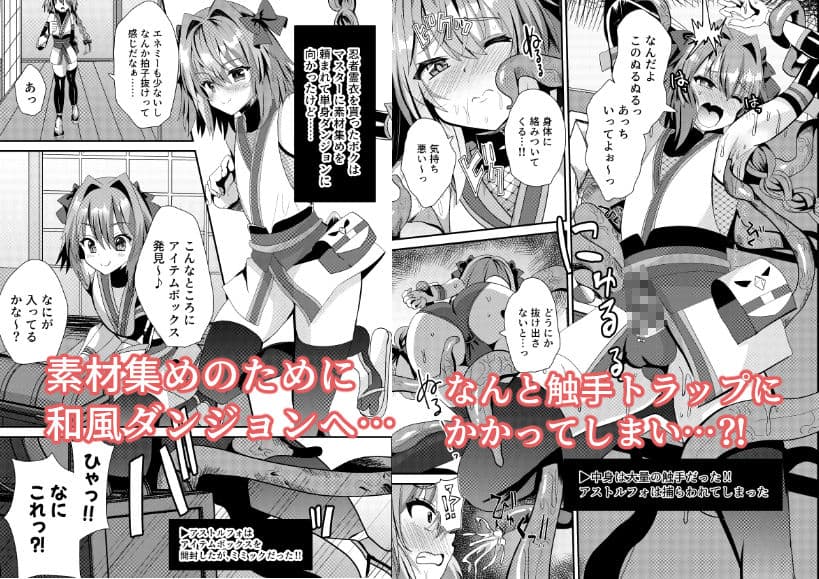 忍者アストルフォVSエロ触手 サンプル画像 1