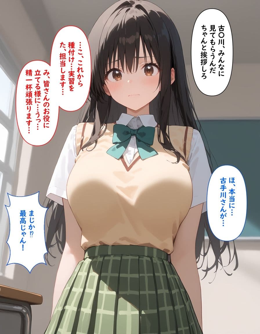 唯ちゃんはクラスの種付けペット サンプル画像 1