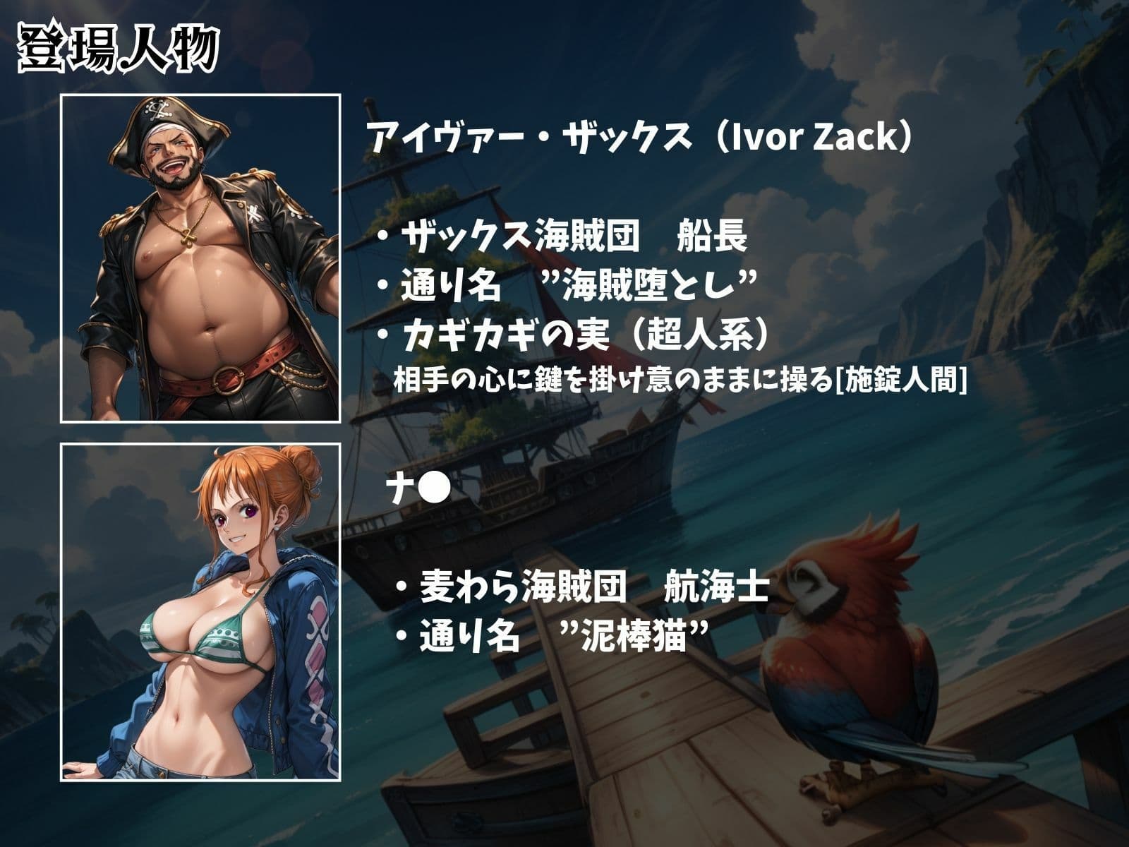 巨乳海賊狩り 1 〜盗まれた泥棒猫の心と肉体〜 サンプル画像 9