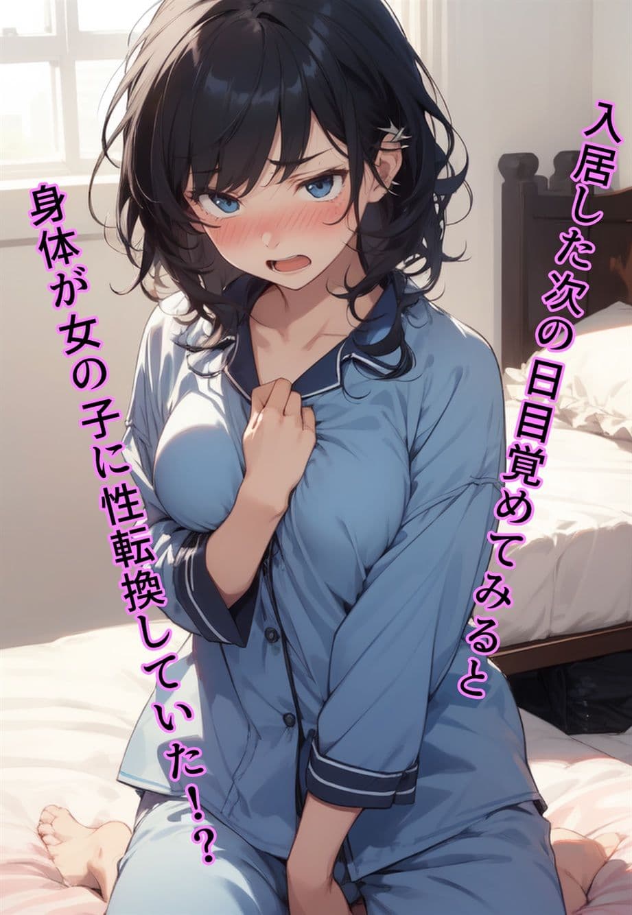 恐怖の女体化マンション! 隣人お姉さんと百合地獄 サンプル画像 2