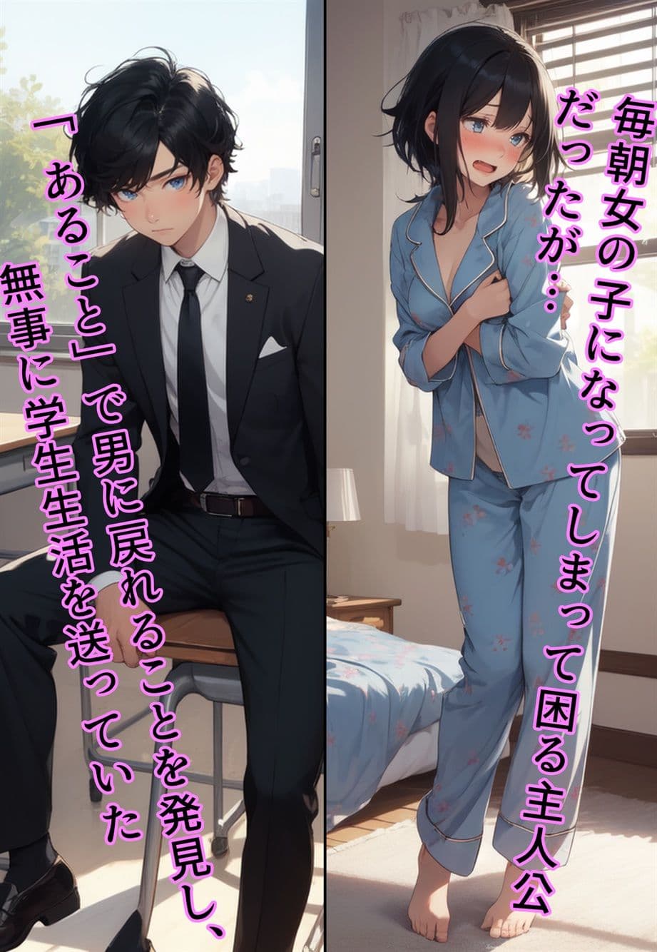 恐怖の女体化マンション! 隣人お姉さんと百合地獄 サンプル画像 3