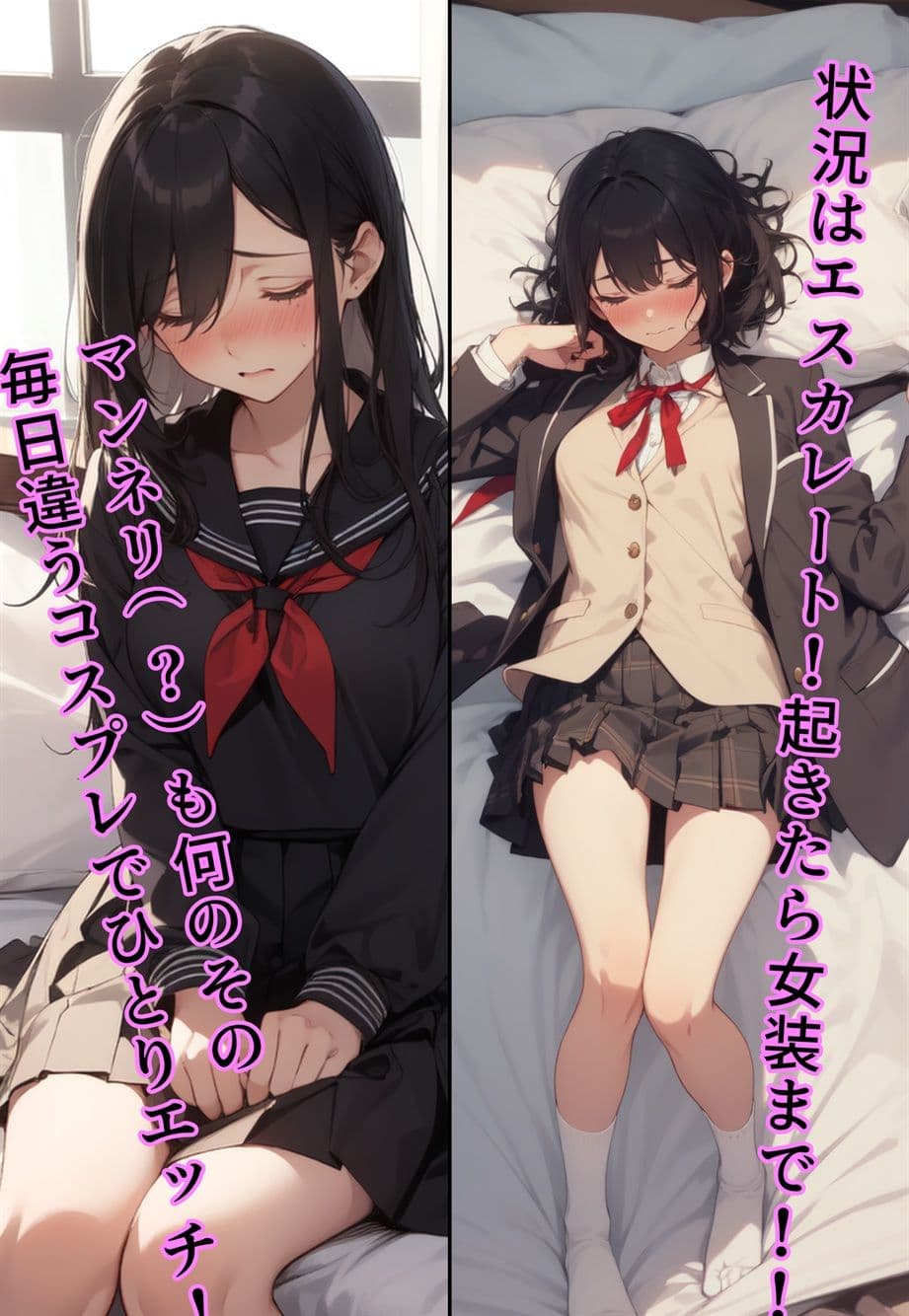 恐怖の女体化マンション! 隣人お姉さんと百合地獄 サンプル画像 6