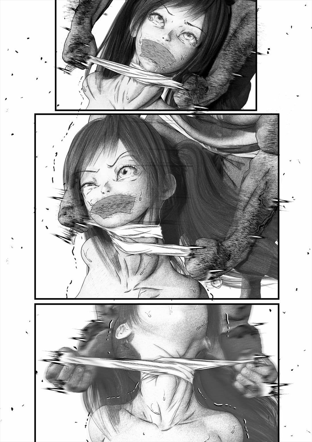 首絞め!漫画・スナッフシリーズ「三部作総集編」/首絞めリョナ・コミック作品 サンプル画像 2