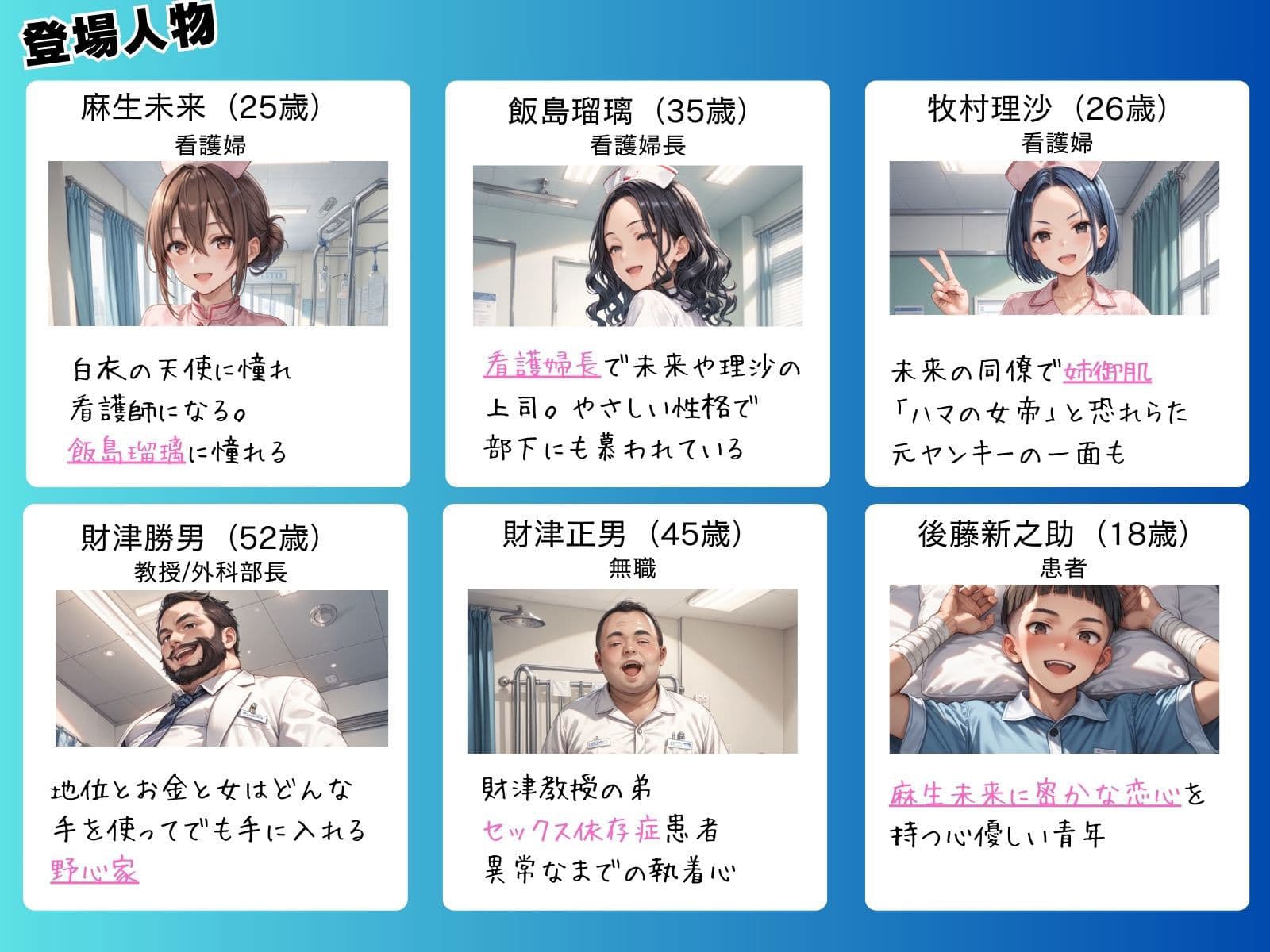 媚薬の海で溺れた天使(看護婦)中編 サンプル画像 1