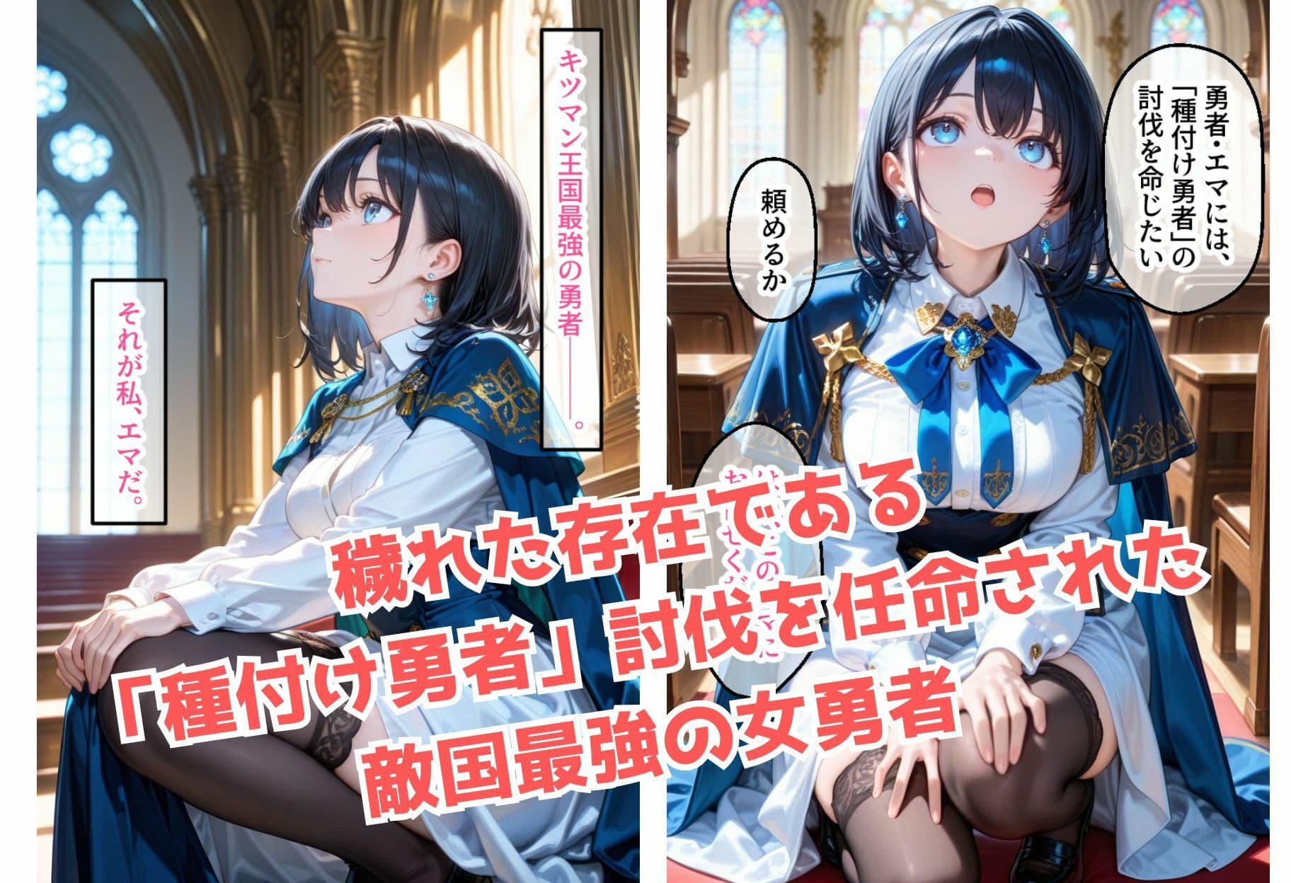 最強の女勇者がチン棒に服従した件【全Pセリフ有】 サンプル画像 1