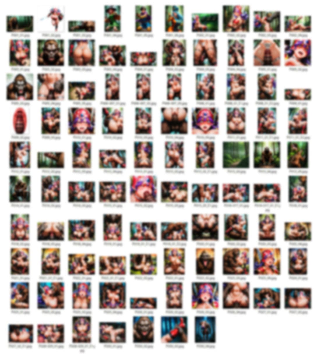 女戦士vsあばれザル サンプル画像 5