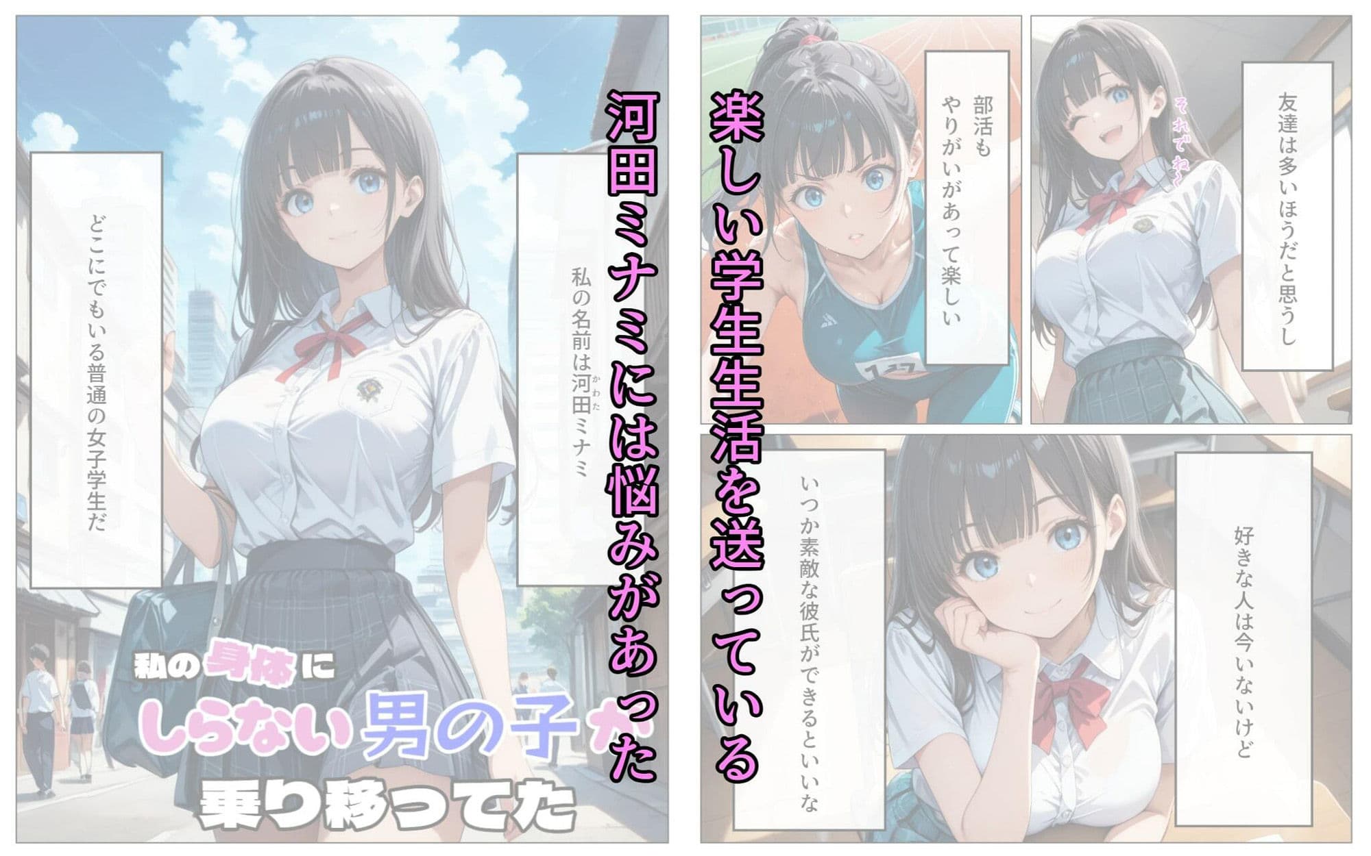 私の身体に知らない男の子が乗り移ってた サンプル画像 2