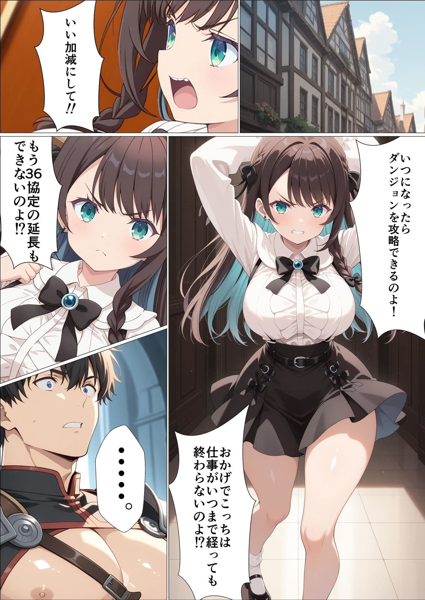 ギルマス催●〜ギルドの受付嬢を俺専用のオナホにする話〜アリナ・クローバー編 サンプル画像 1