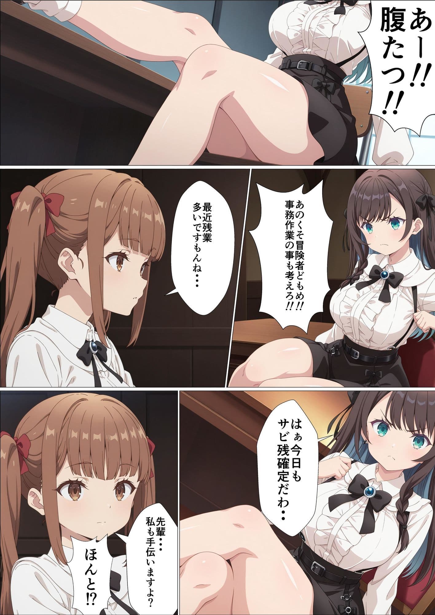 ギルマス催●〜ギルドの受付嬢を俺専用のオナホにする話〜アリナ・クローバー編 サンプル画像 2