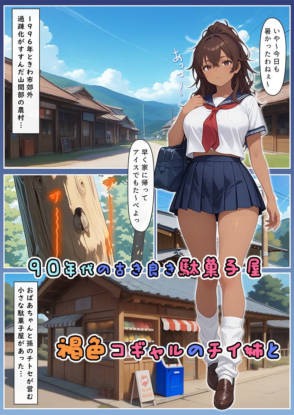 ゲーミングお姉ちゃん【褐色巨乳ギャル姉と格ゲー勝負で精通ボーイ!コマンドミスでティウンティウン!】 サンプル画像 2