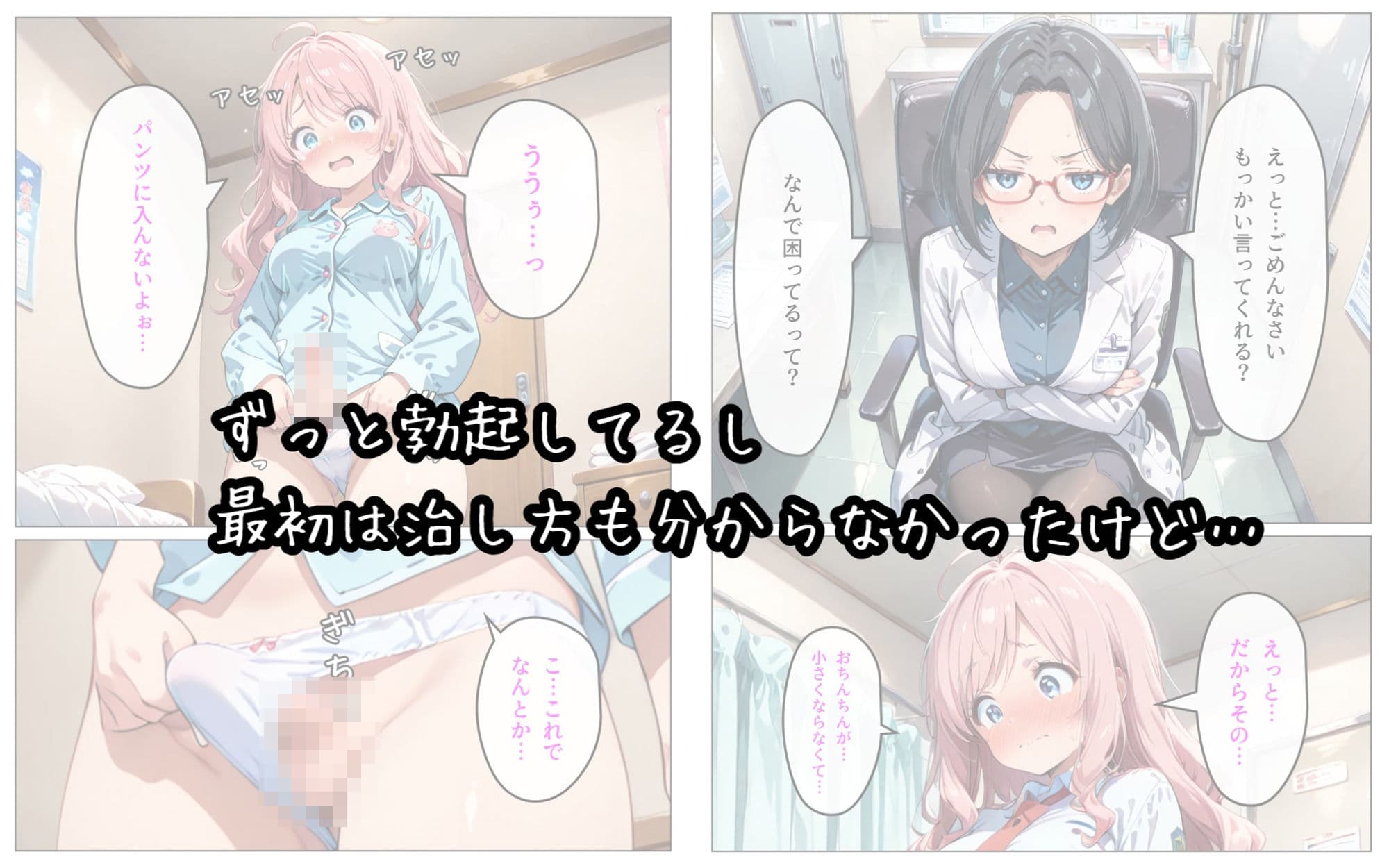 寄生チ〇ポに快楽堕ちして女子校の同級生に種付けしまくる サンプル画像 2