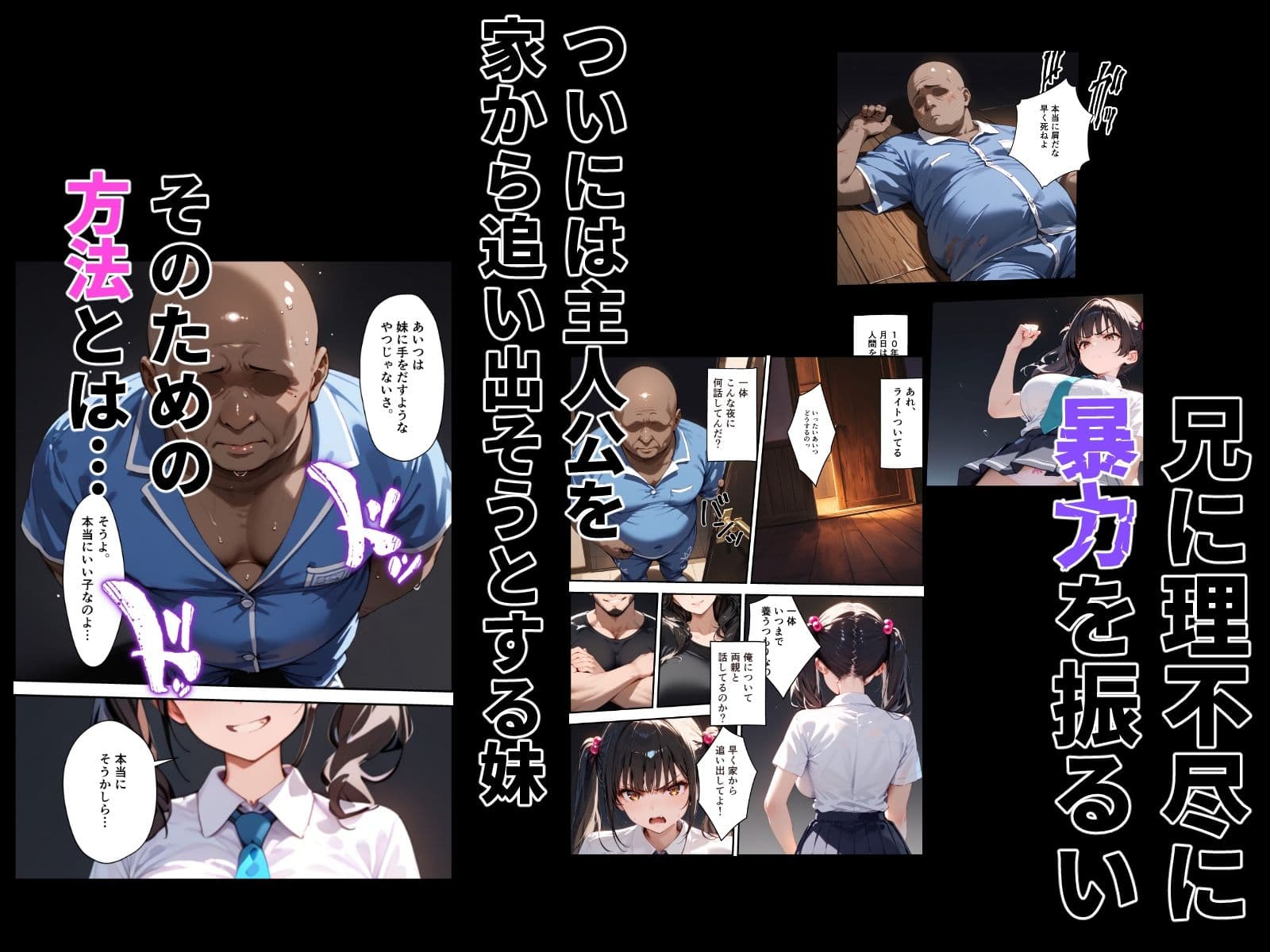 俺を挑発してくる生意気な妹をわからせる話 サンプル画像 2