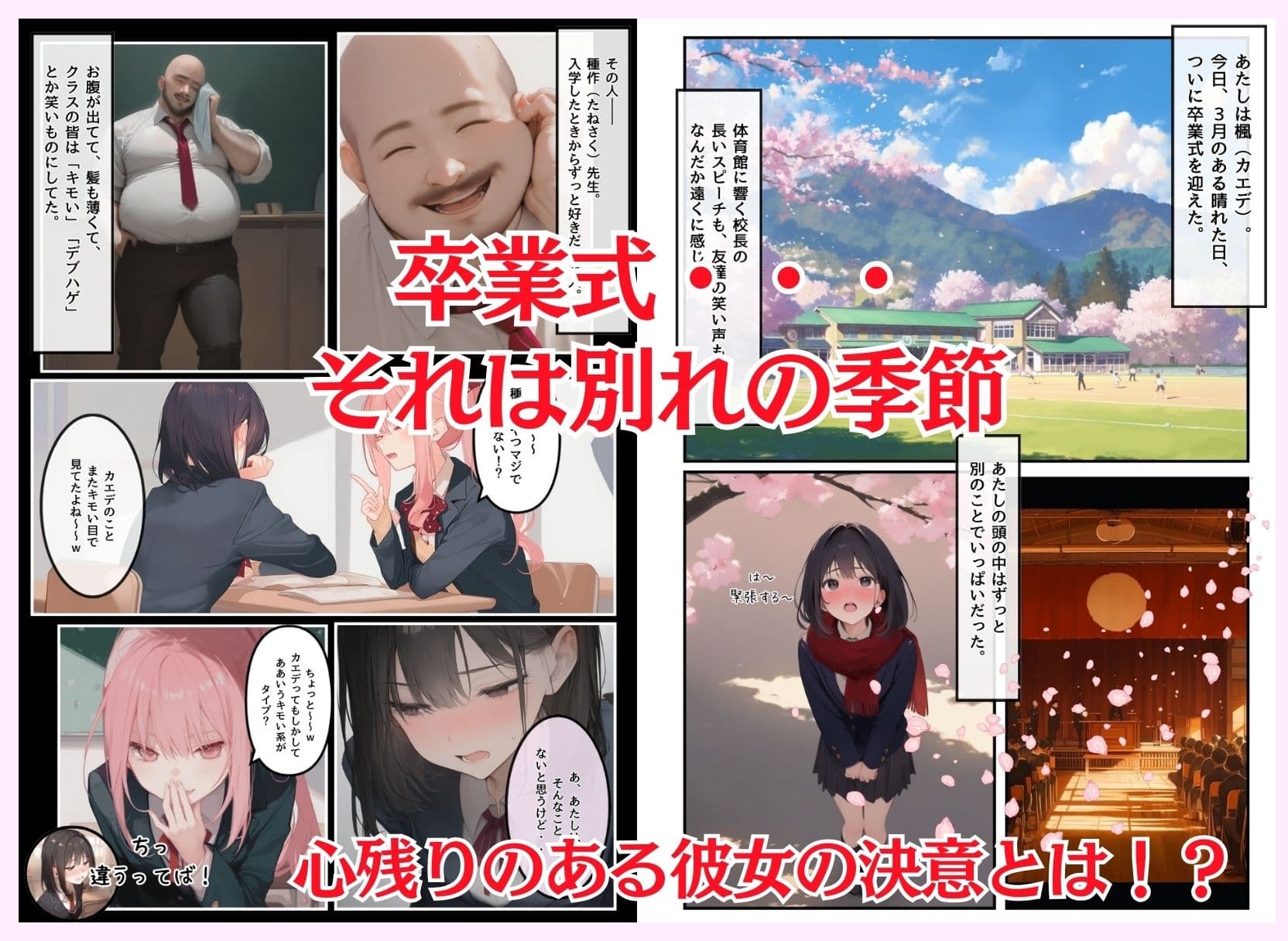 私と先生の卒業式〜禁断の関係、教え子とのセックスがこんなにも気持ちいいなんて〜 サンプル画像 1