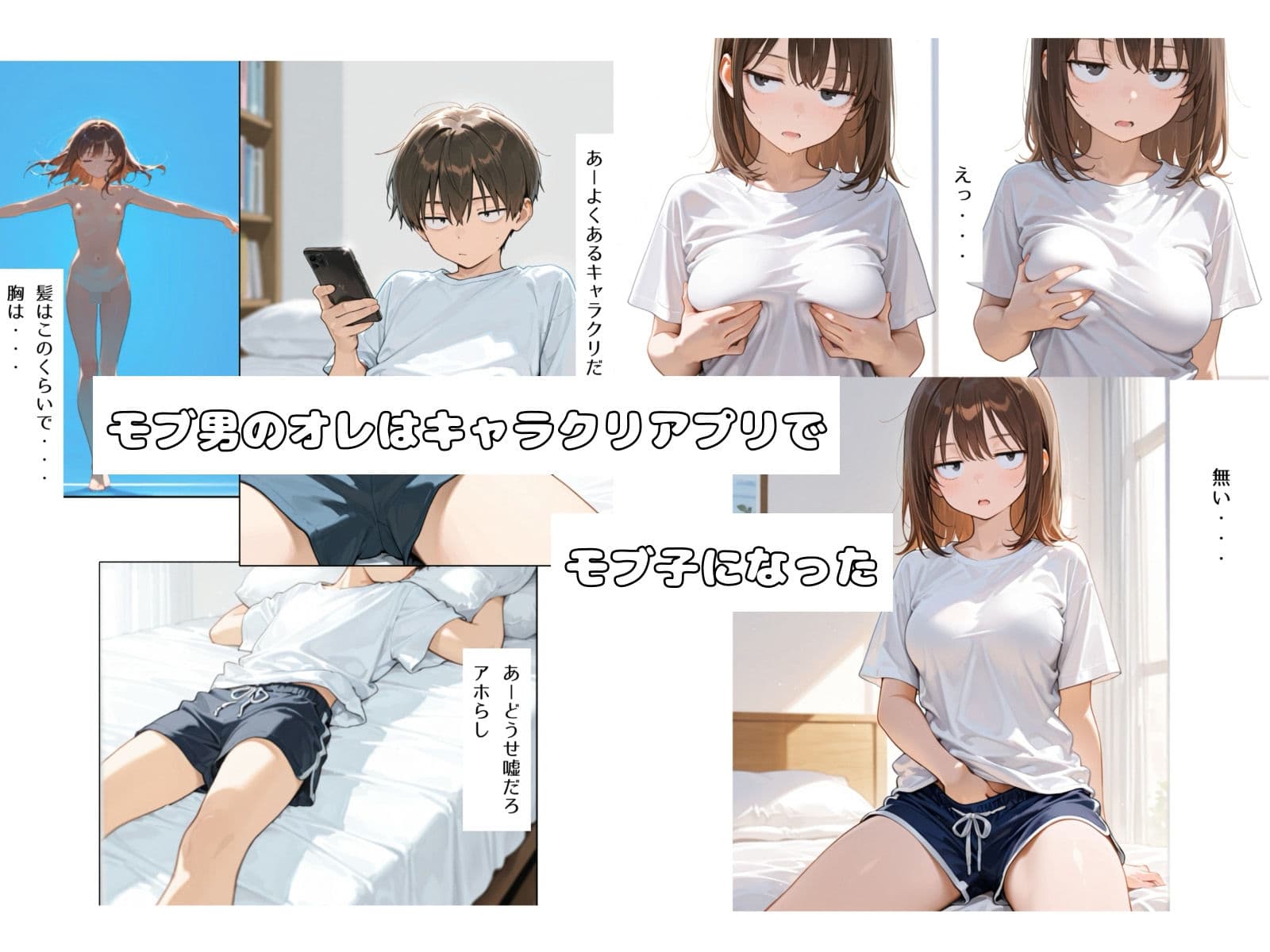 TSモブ子の風俗体験記 サンプル画像 1