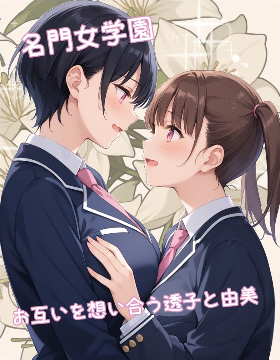 ゆりの間に挟まるタネ付おじさん サンプル画像 1