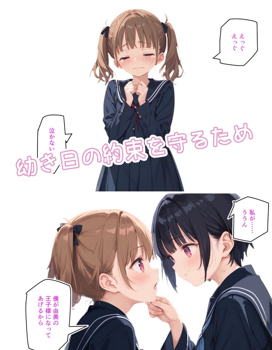 ゆりの間に挟まるタネ付おじさん サンプル画像 3